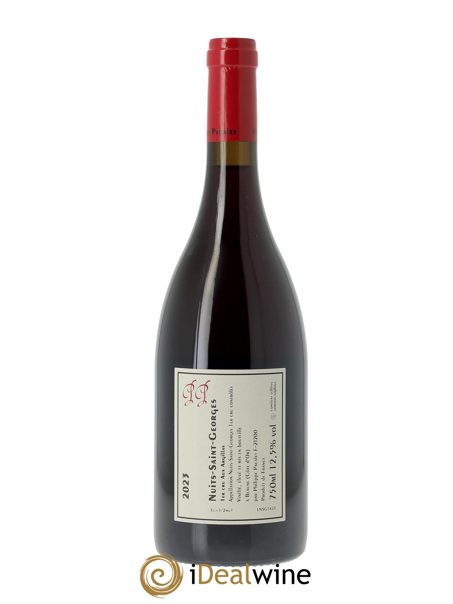 Nuits-Saint-Georges 1er Cru Aux Argillas Philippe Pacalet  2023 - Lot de 1 bouteille - 1