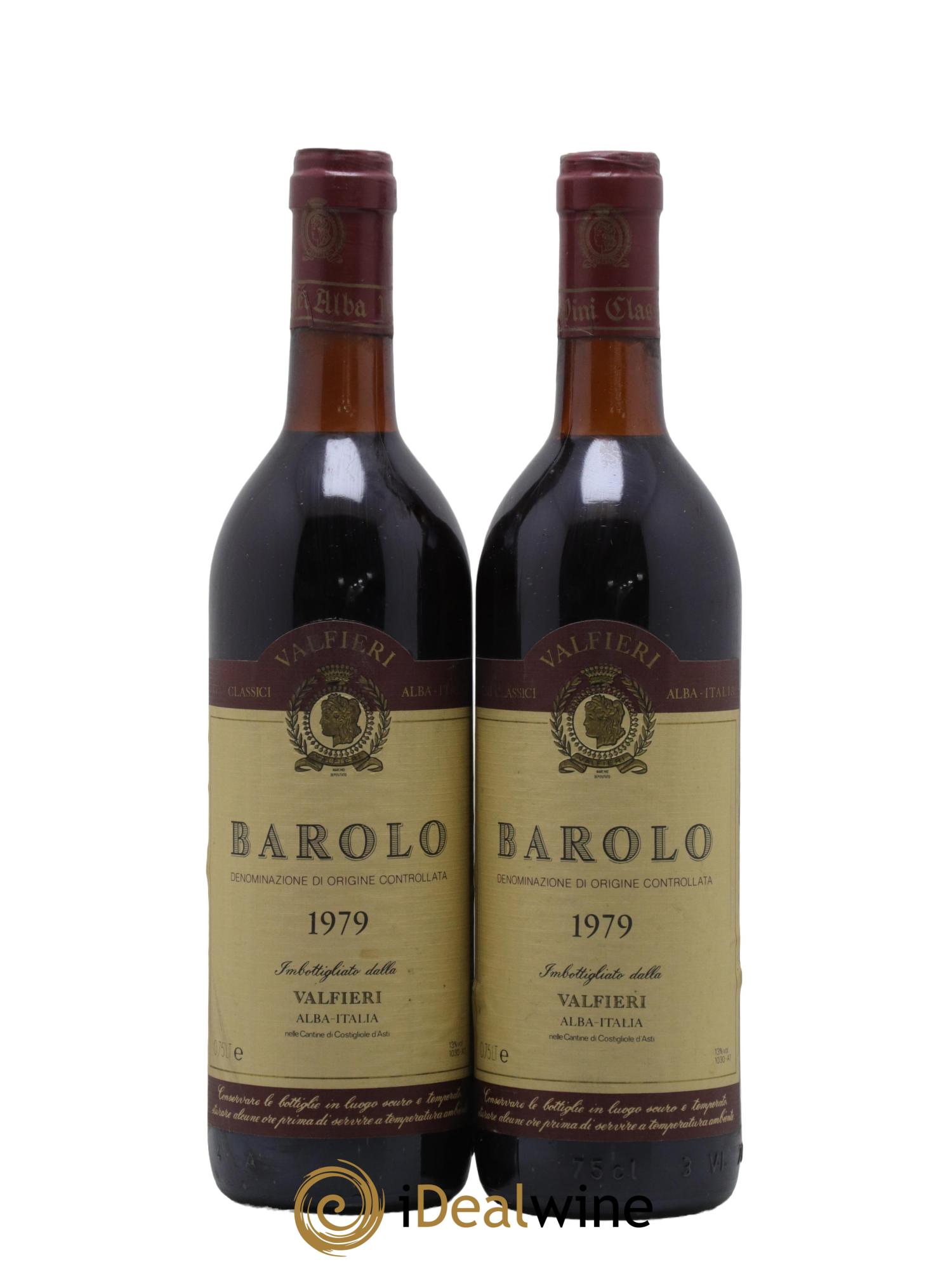 Barolo Valfieri 1979 - Posten von 2 Flaschen - 0