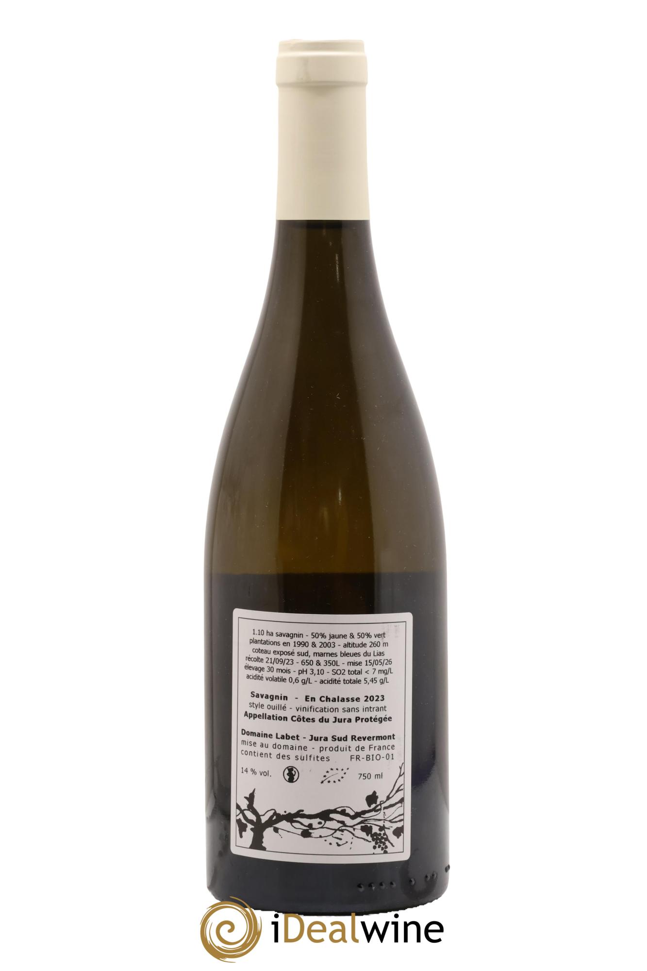 Côtes du Jura Savagnin en Chalasse Romain - Julien  - Charline Labet 2023 - Lot of 1 bottle - 1
