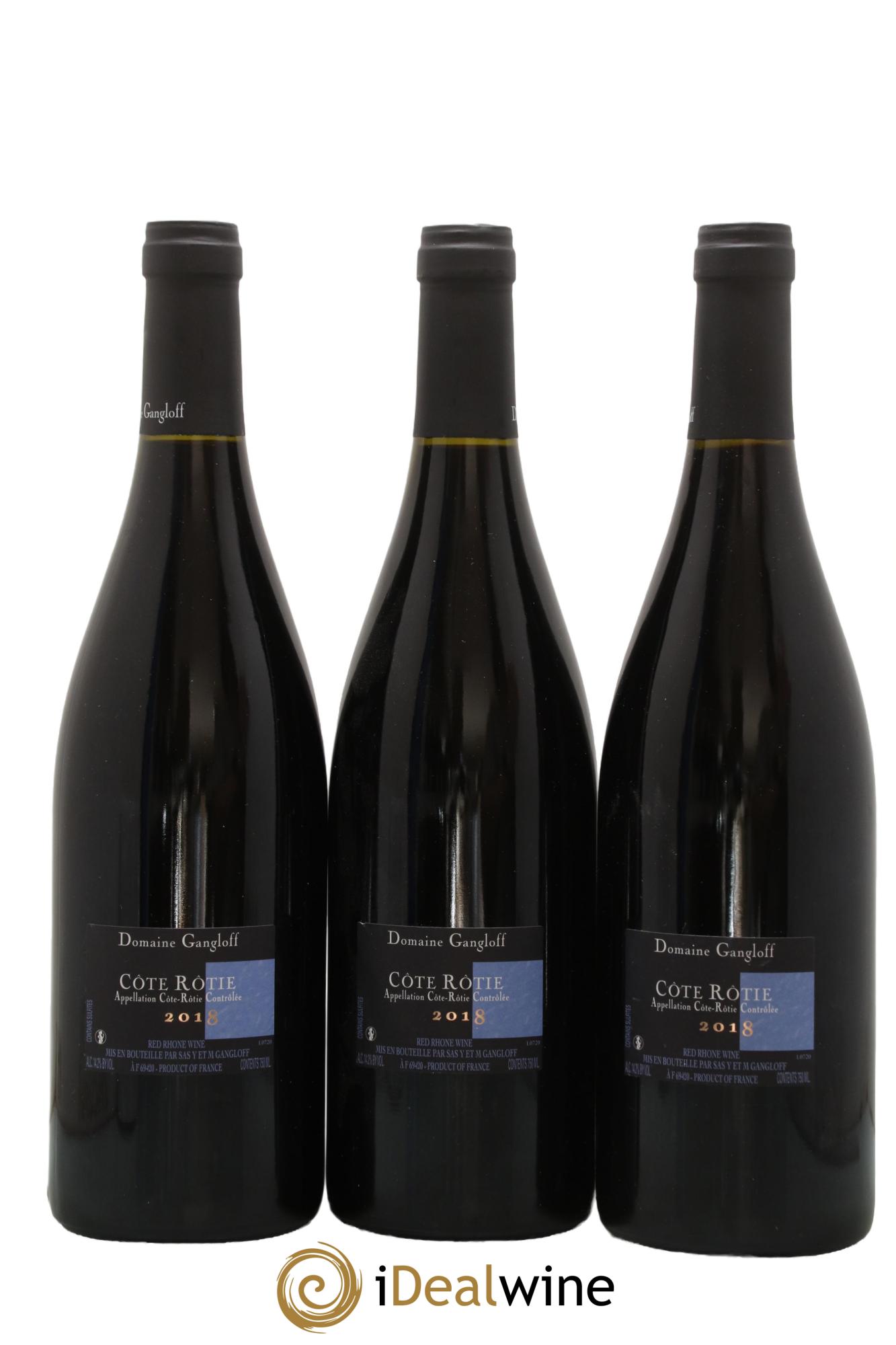 Côte-Rôtie La Barbarine Gangloff (Domaine)  2018 - Lot of 3 bottles - 1