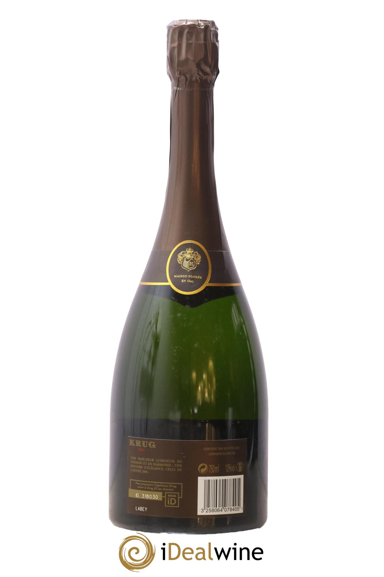 Vintage Krug 2004 - Posten von 1 Flasche - 2