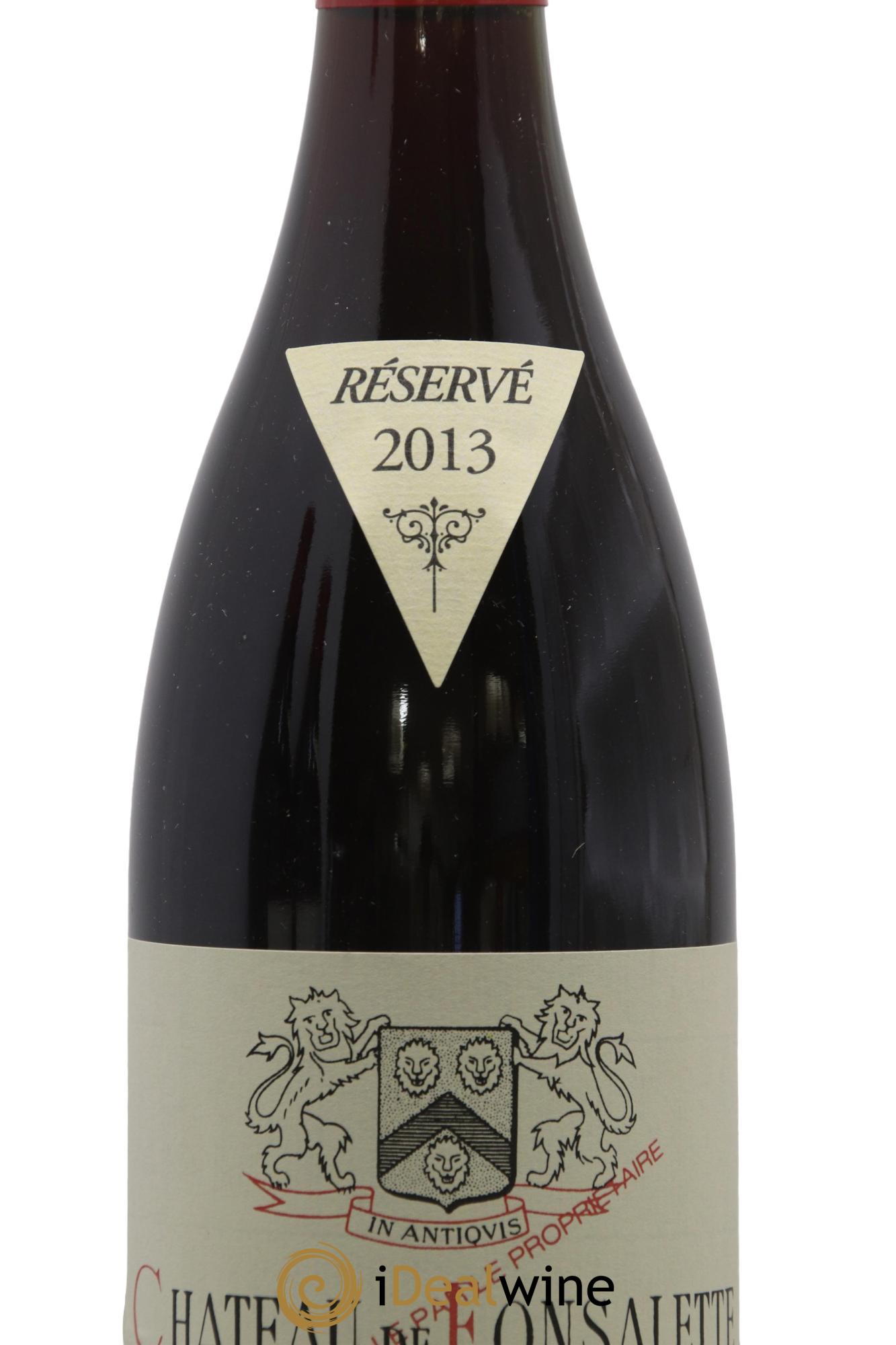 Côtes-du-Rhône Château de Fonsalette Emmanuel Reynaud 2013 - Lot de 3 bouteilles - 1