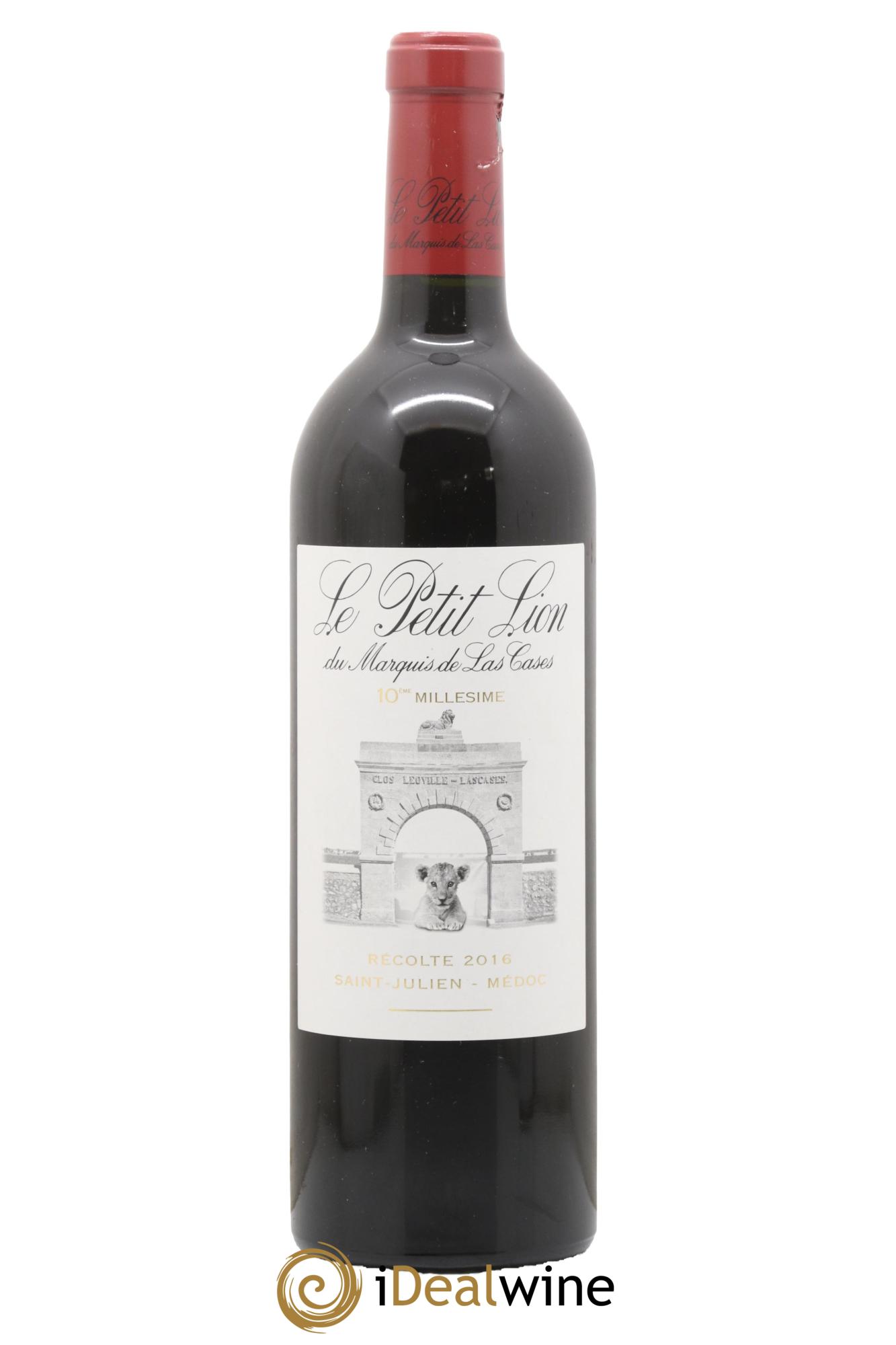 Le Petit Lion du Marquis de Las Cases Second Vin 2016 - Lot of 1 bottle - 0