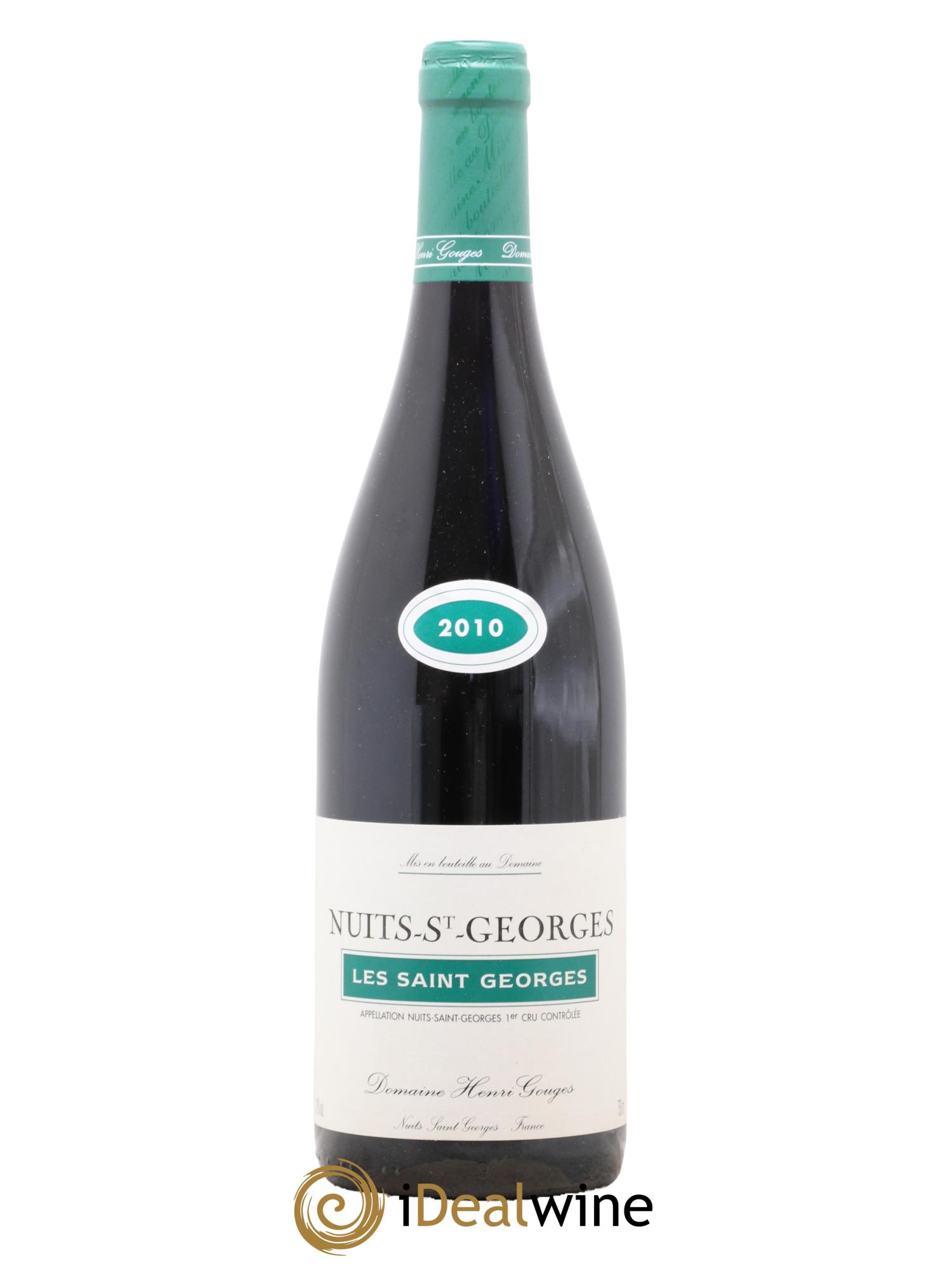 Nuits-Saint-Georges 1er Cru Les Saints Georges Henri Gouges 2010 - Lot de 1 bouteille - 0