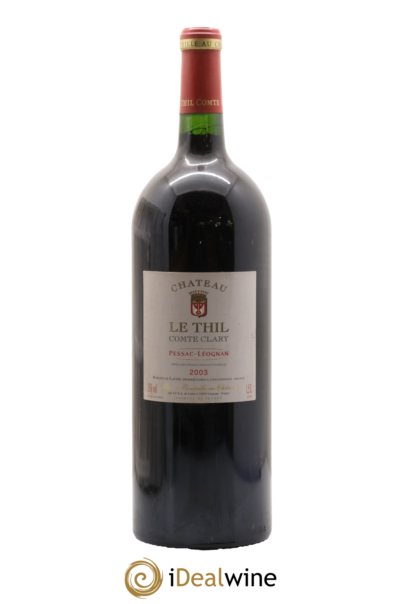 Château le Thil Comte Clary 2003 - Lotto di 1 magnum - 0