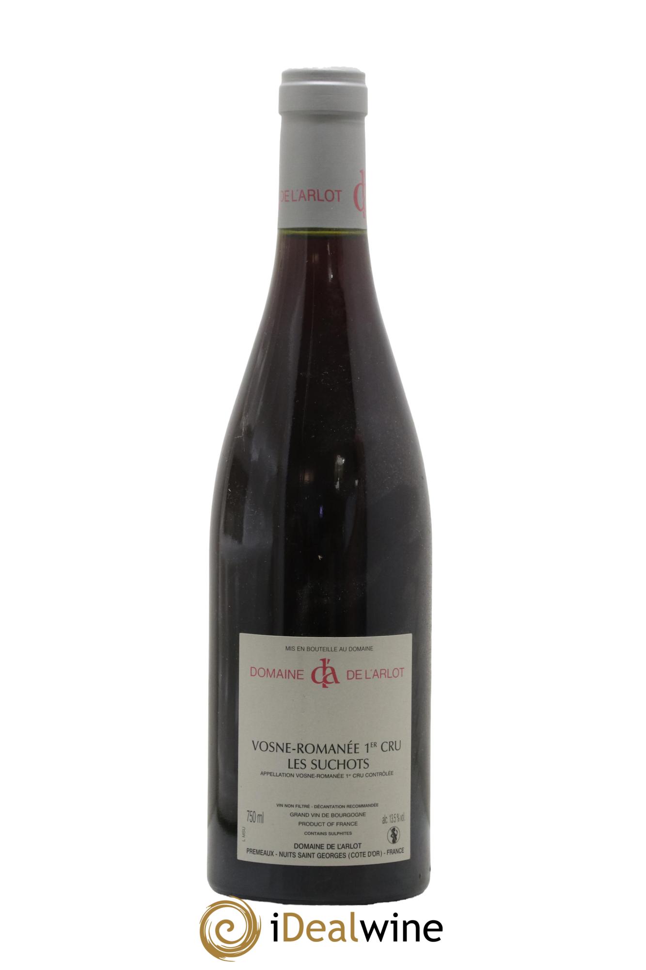 Vosne-Romanée 1er Cru Les Suchots Domaine de l'Arlot 2010 - Lot de 1 bouteille - 1
