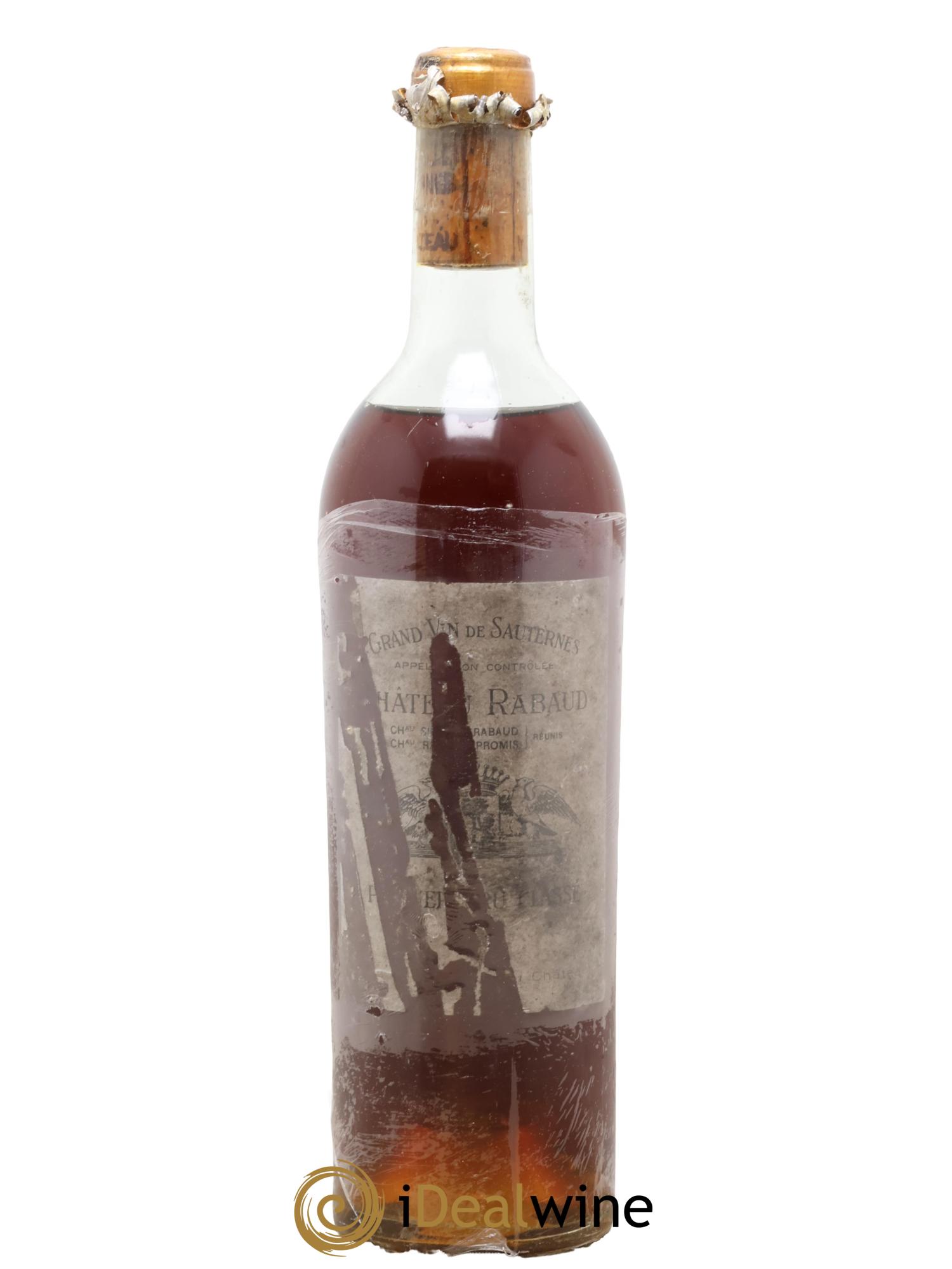 Bordeaux Château Rabaud 1950 - Posten von 1 Flasche - 0