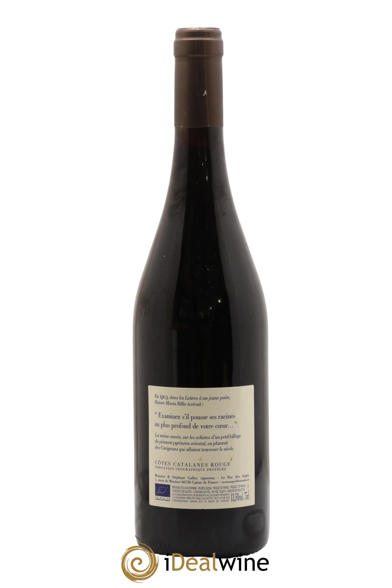 Côtes Catalanes Roc des Anges Carignan 1903 Marjorie et Stéphane Gallet 2017 - Posten von 1 Flasche - 1
