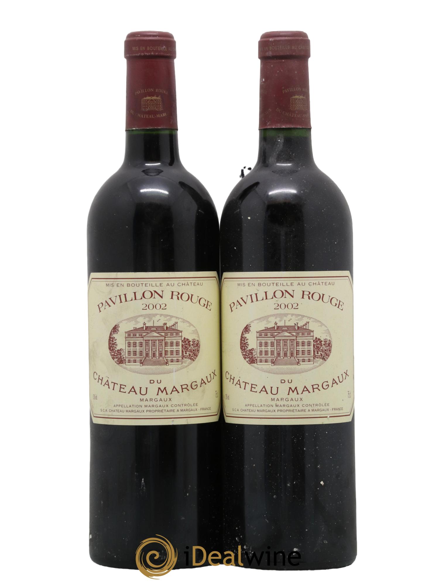 Pavillon Rouge du Château Margaux Second Vin 2002 - Lot de 2 bouteilles - 0