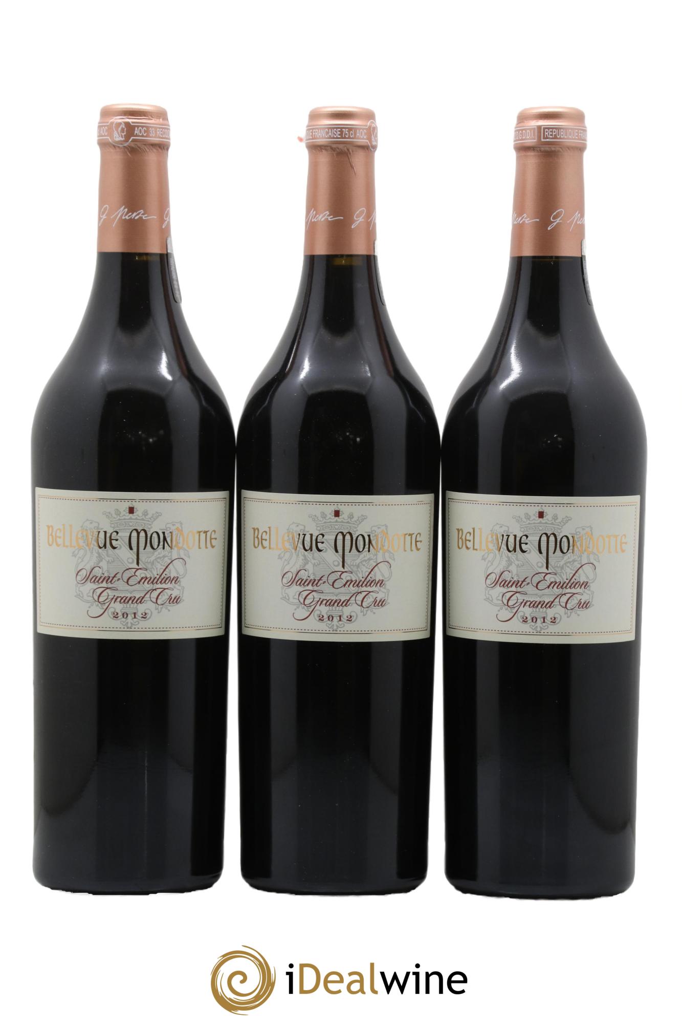 Château Bellevue Mondotte 2012 - Lotto di 6 bottiglie - 1