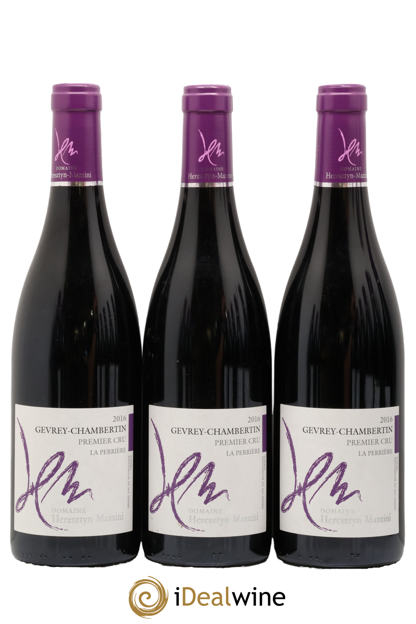 Gevrey-Chambertin 1er Cru La Perrière Heresztyn-Mazzini 2016 - Posten von 3 Flaschen - 0