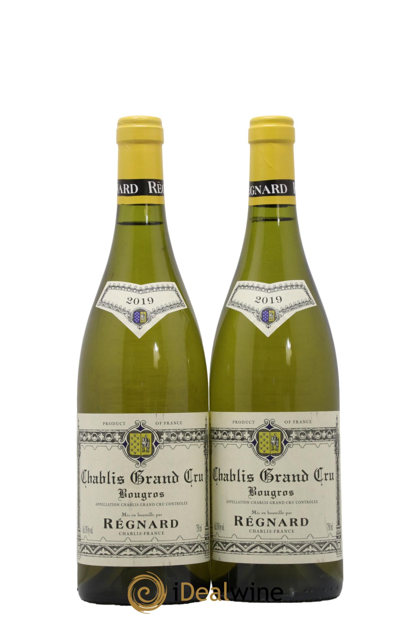 Chablis Grand Cru Bougros Maison Regnard 2019 - Lot de 2 bouteilles - 0