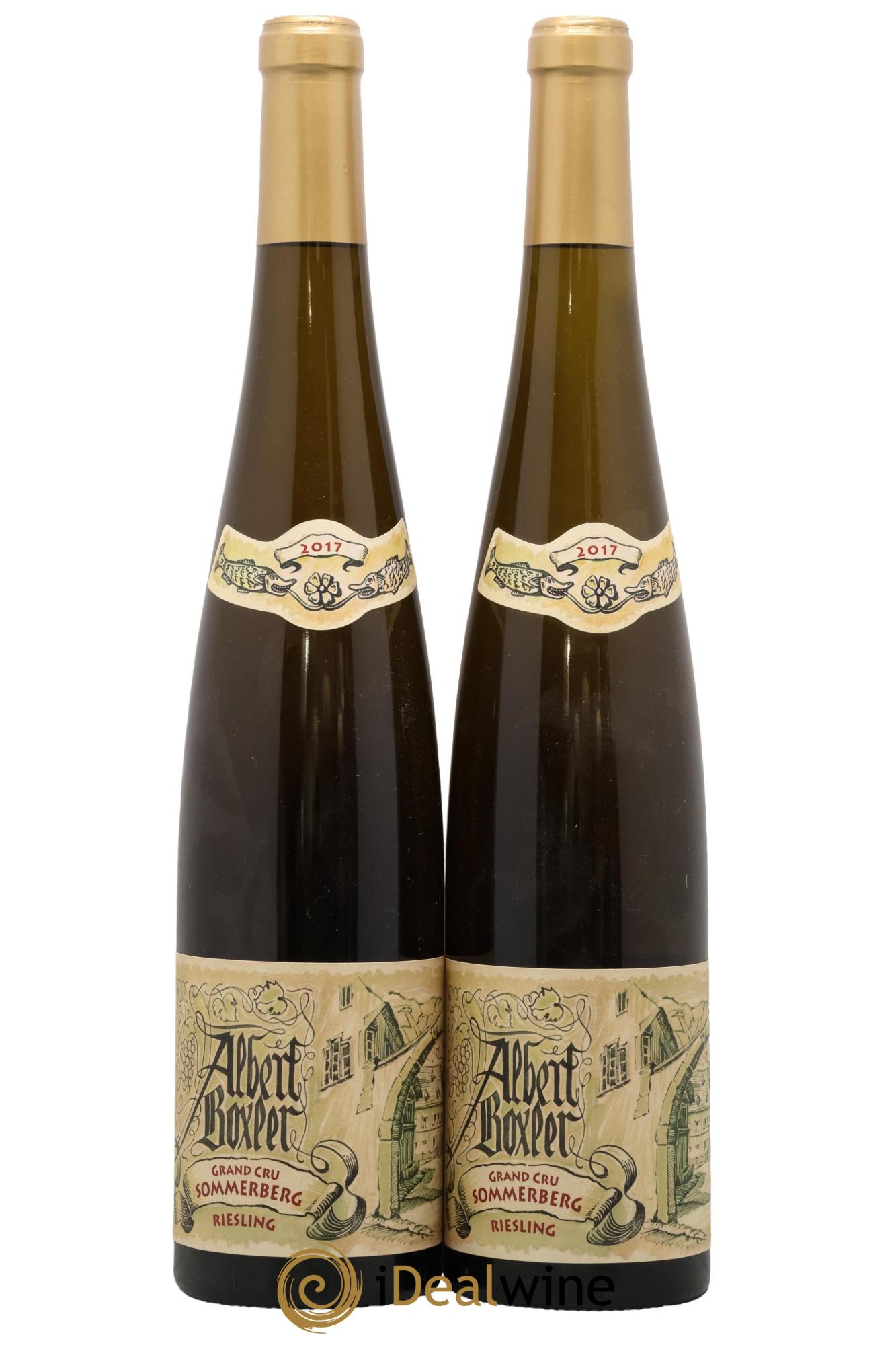Alsace Riesling Grand Cru Sommerberg E Albert Boxler 2017 - Lot de 2 bouteilles - 0