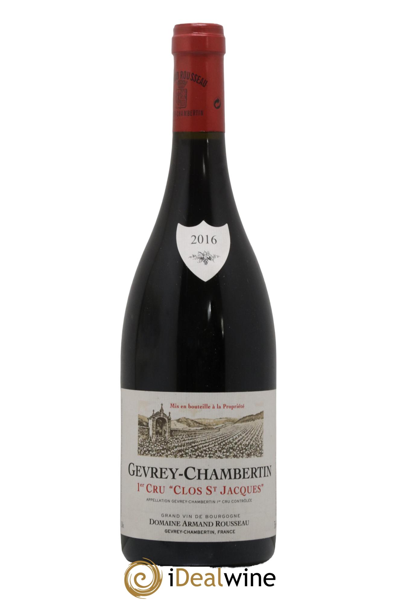 Gevrey-Chambertin 1er Cru Clos Saint-Jacques Armand Rousseau (Domaine) 2016 - Lot de 1 bouteille - 0