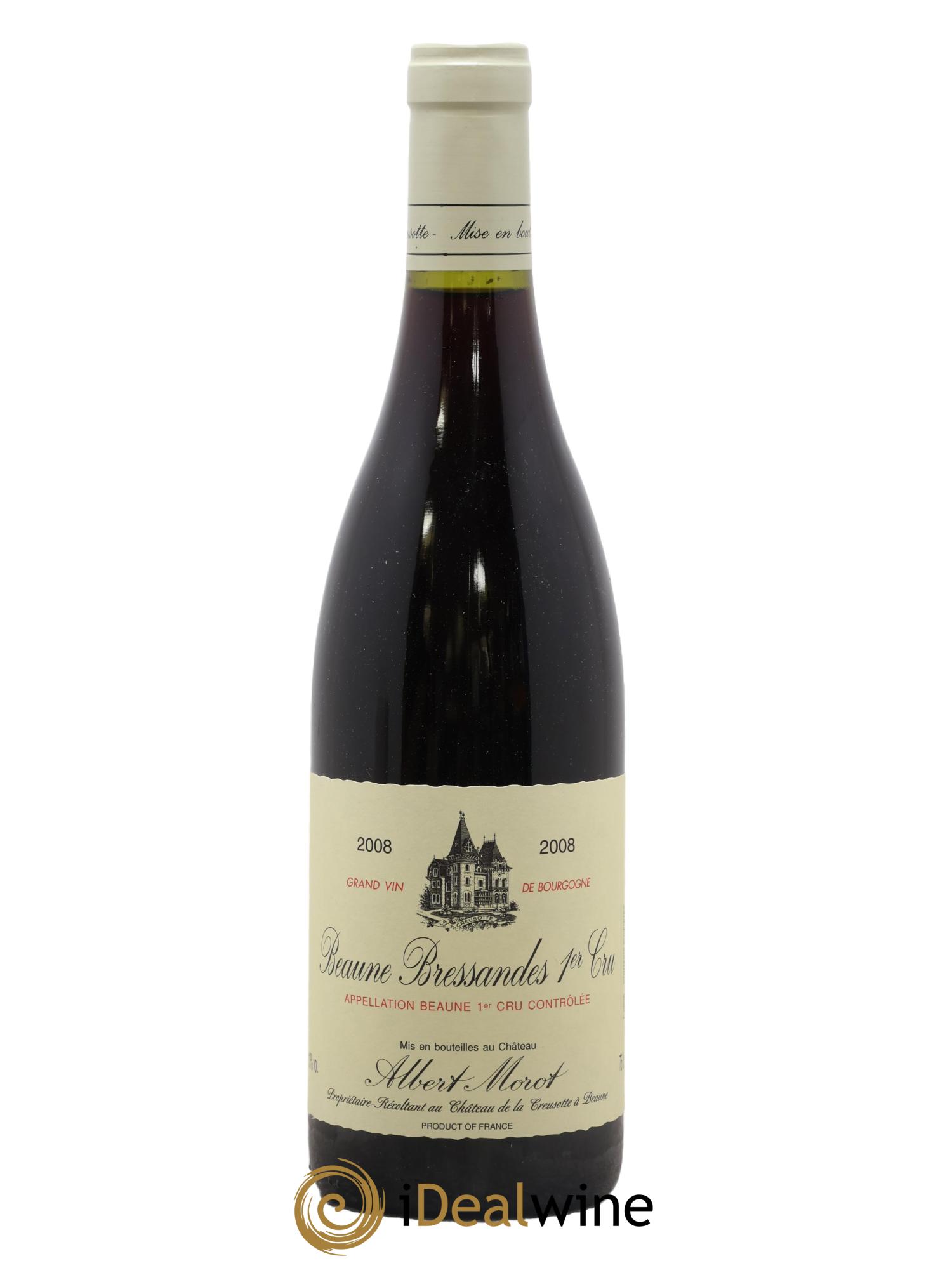Beaune 1er Cru Bressandes Domaine Albert Morot 2008 - Lot de 1 bouteille - 0