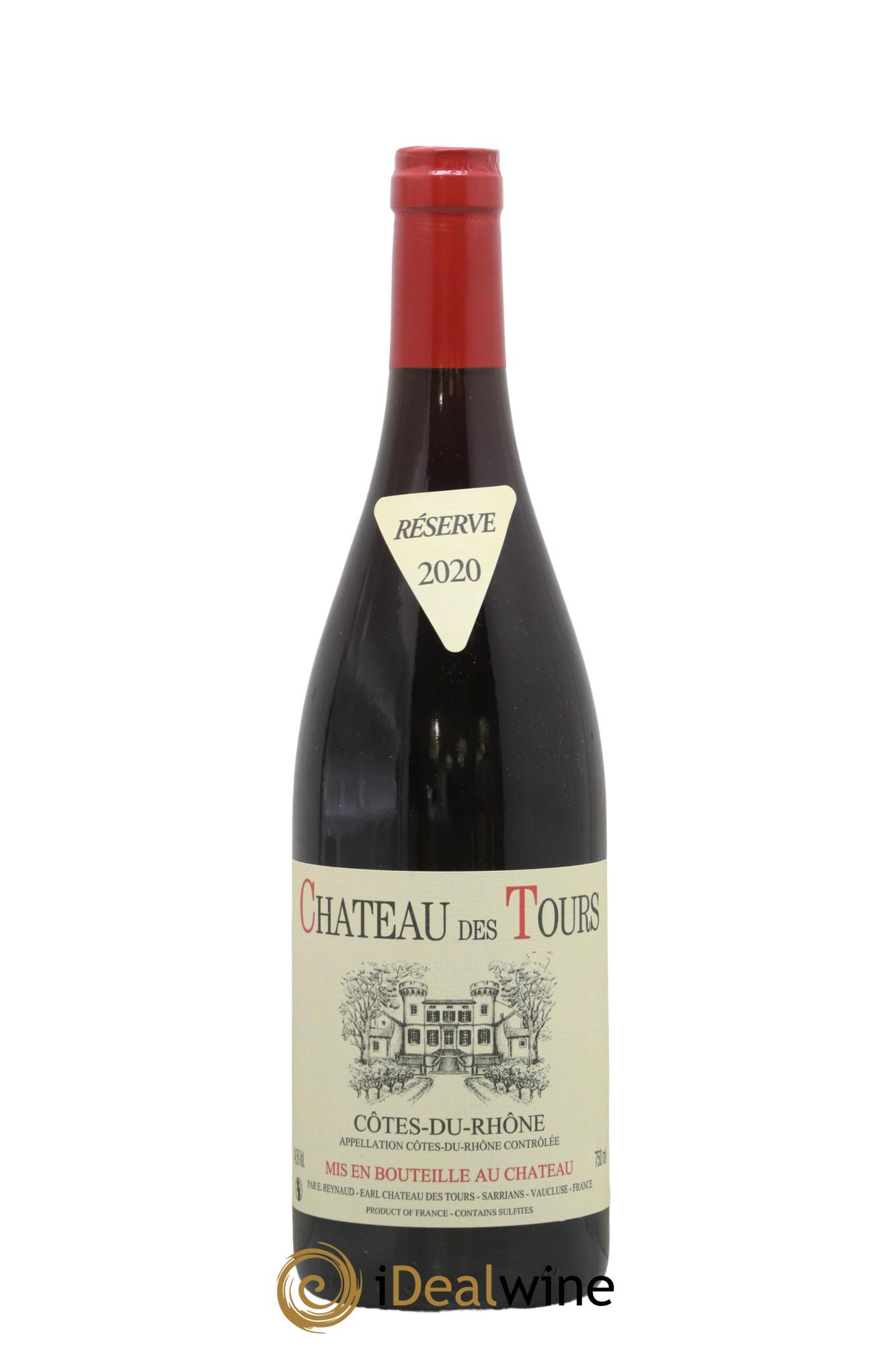 Côtes-du-Rhône Château des Tours Emmanuel Reynaud 2020 - Lot de 1 bouteille - 0