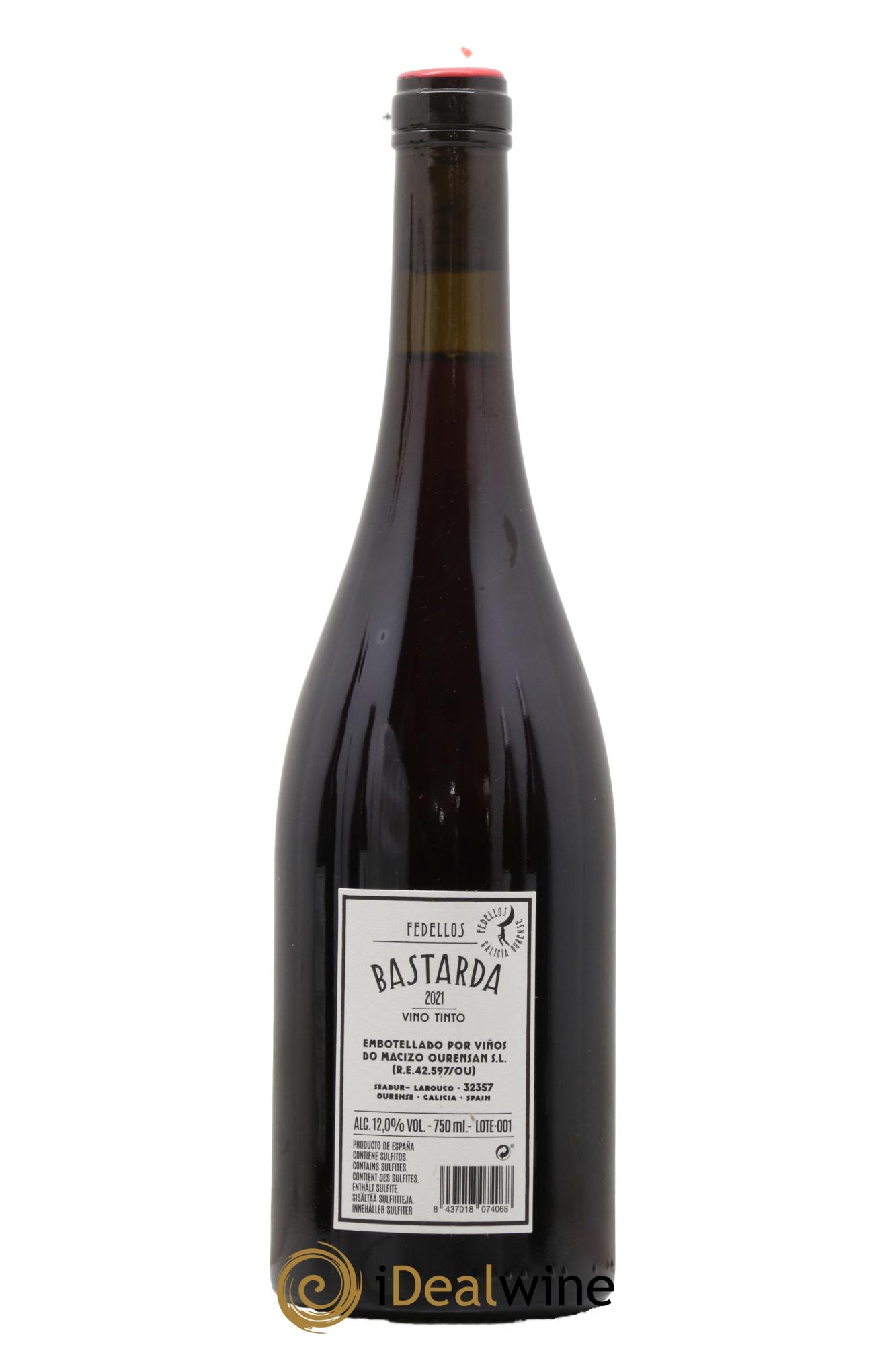 Espagne Ribeira Sacra Bastarda Fedellos 2021 - Lot de 1 bouteille - 1