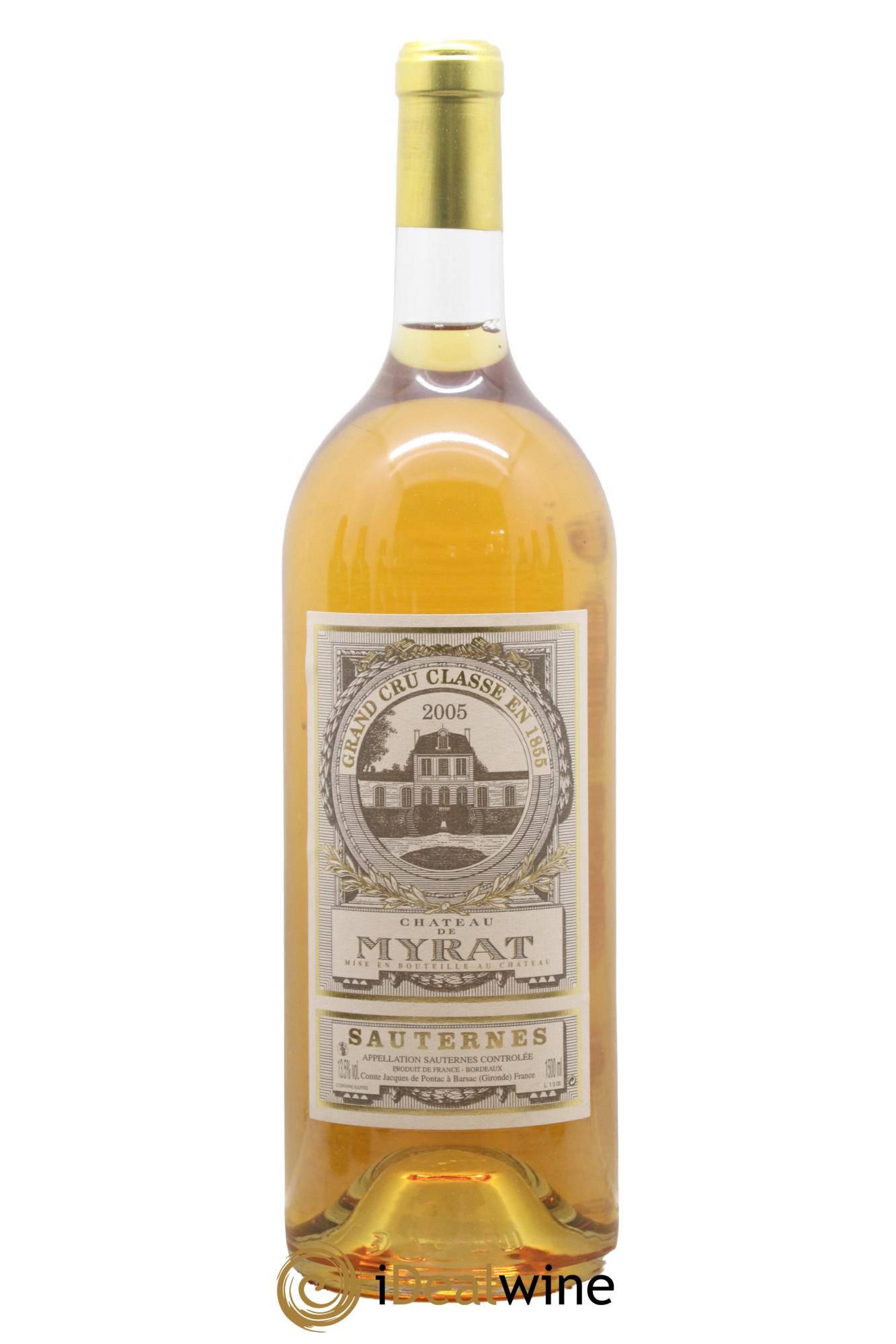 Château de Myrat 2ème Grand Cru Classé 2005 - Lot de 1 magnum - 0