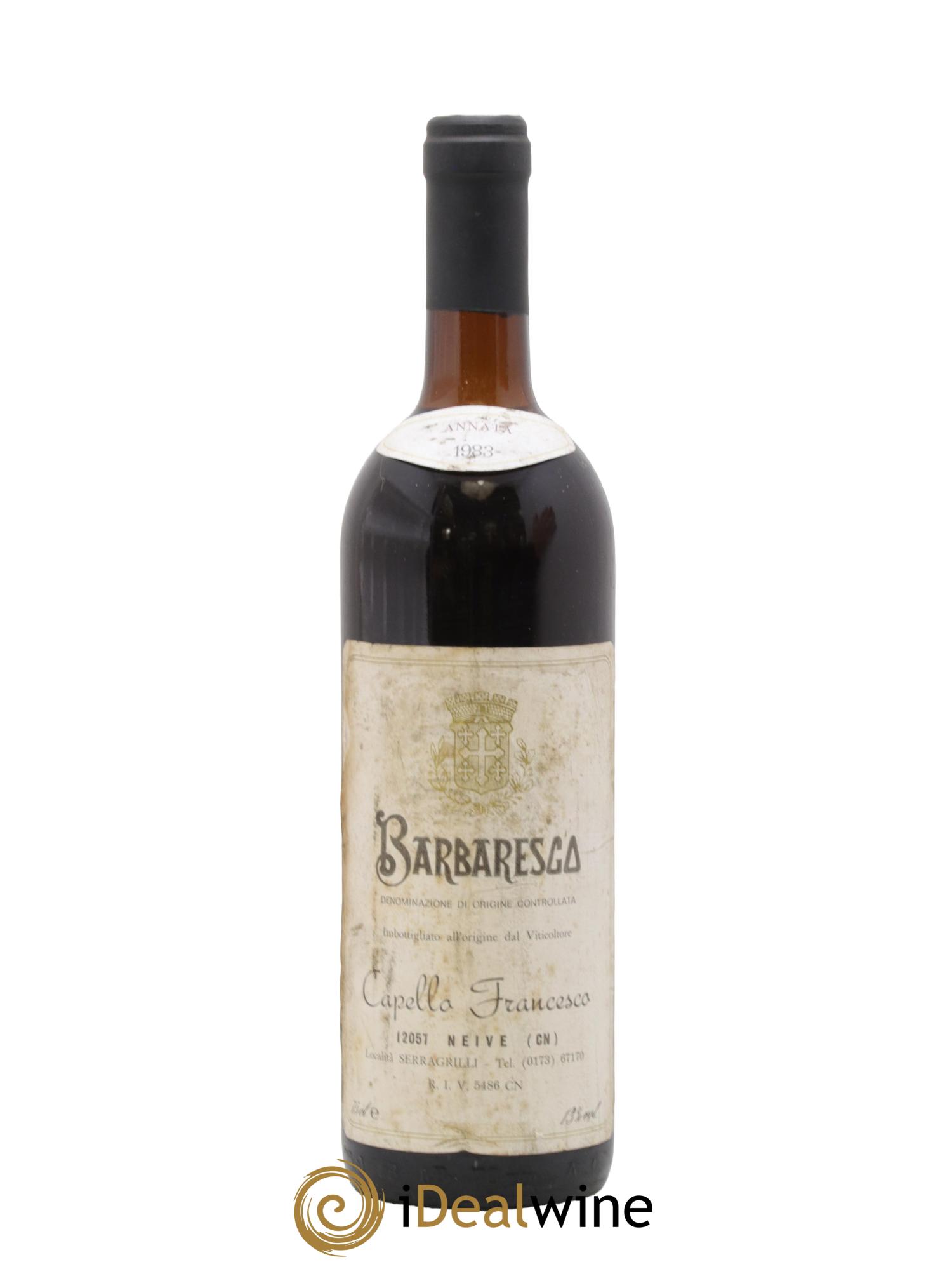 Barbaresco DOCG Cappello Francesco 1983 - Lot de 1 bouteille - 0