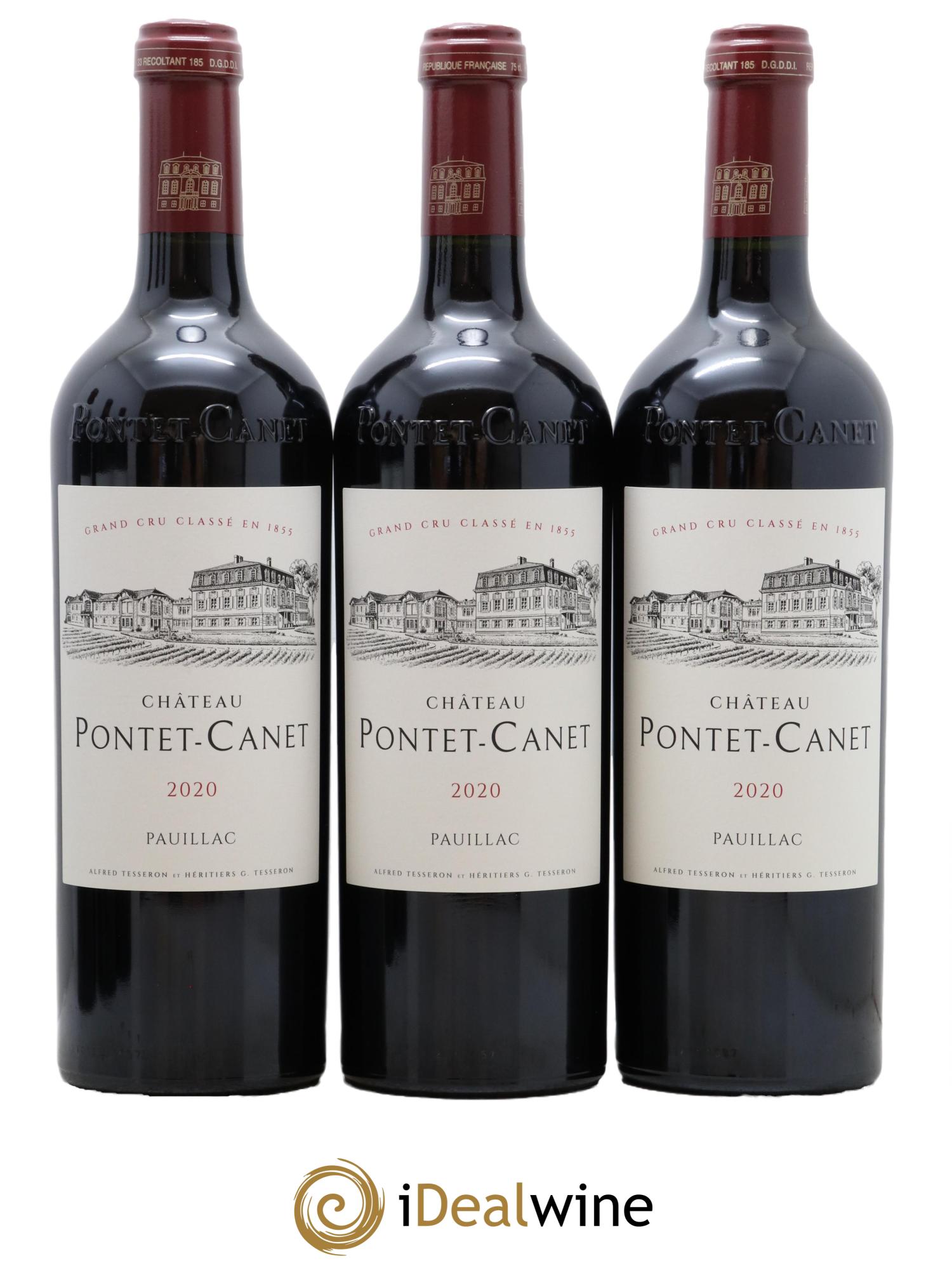 Château Pontet Canet 5ème Grand Cru Classé  2020 - Lot of 6 bottles - 1
