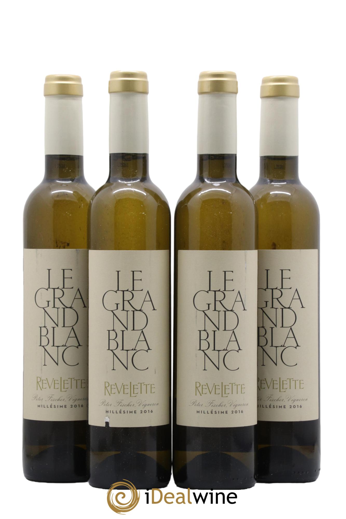 Méditerranée Château Revelette Le Grand Blanc Sandra & Peter Fischer 2016 - Lot de 4 format 50cls - 0