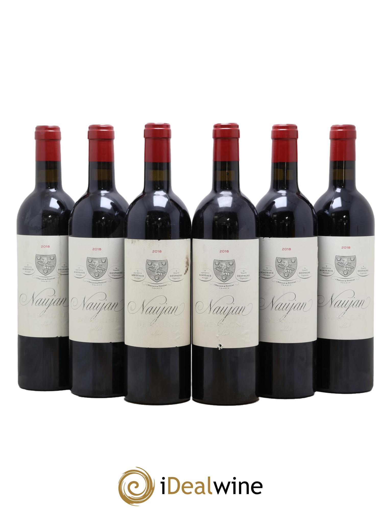 Bordeaux Naujan Despagne 2018 - Lot de 6 bouteilles - 0