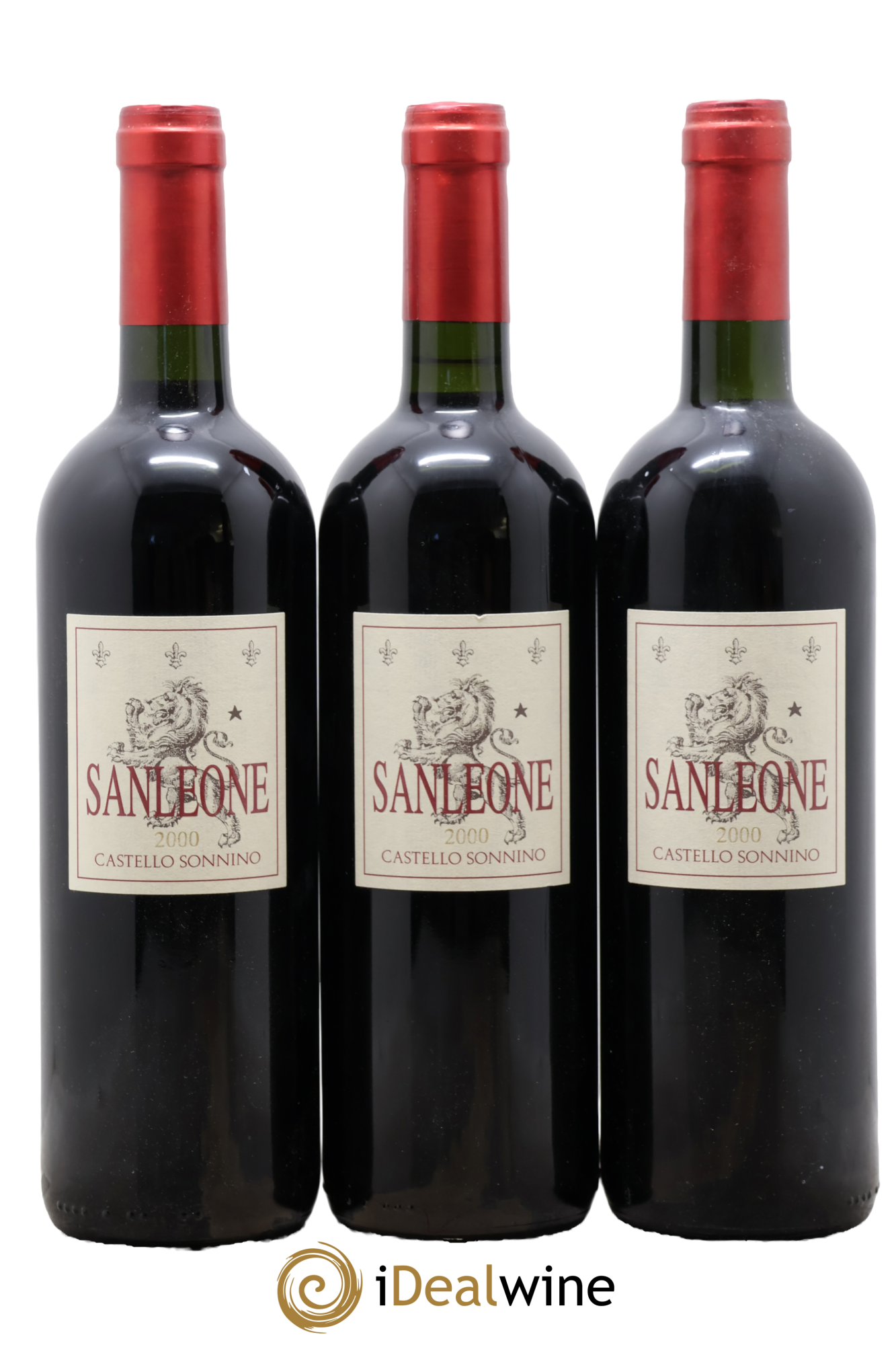 Toscana IGT Sanleone Castello Sonnino 2000 - Lotto di 3 bottiglie - 0