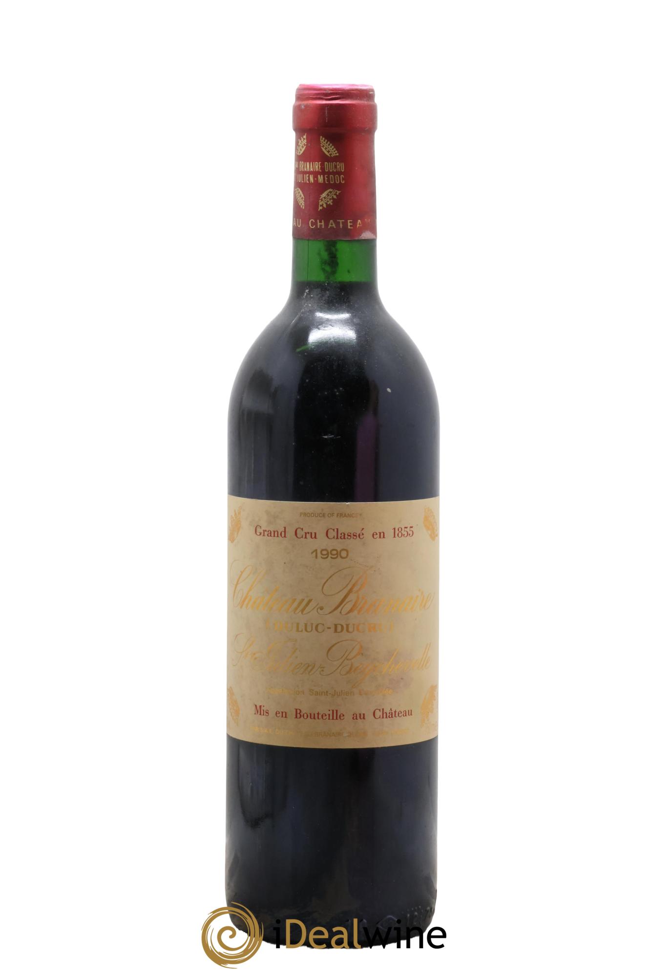 Château Branaire Ducru 4ème Grand Cru Classé 1990 - Lot de 1 bouteille - 0