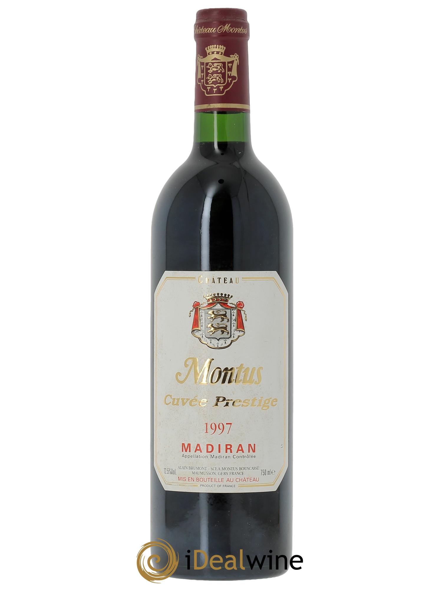 Madiran Château Montus-Prestige Alain Brumont 1997 - Lot de 1 bouteille - 0