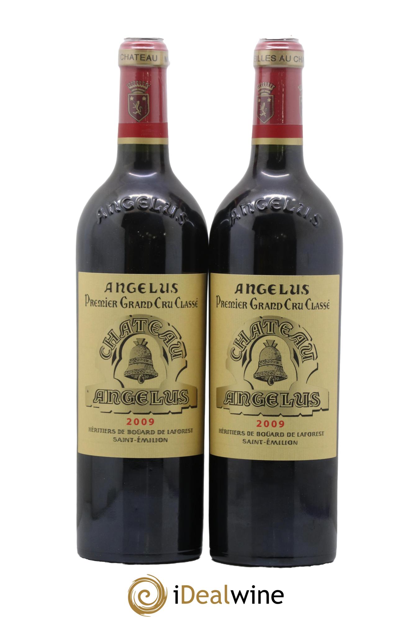 Château Angélus 1er Grand Cru Classé A  2009 - Lot de 2 bouteilles - 0