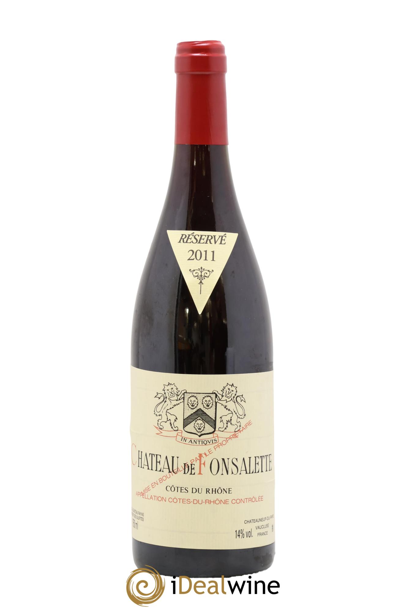 Côtes-du-Rhône Château de Fonsalette Emmanuel Reynaud 2011 - Lotto di 1 bottiglia - 0