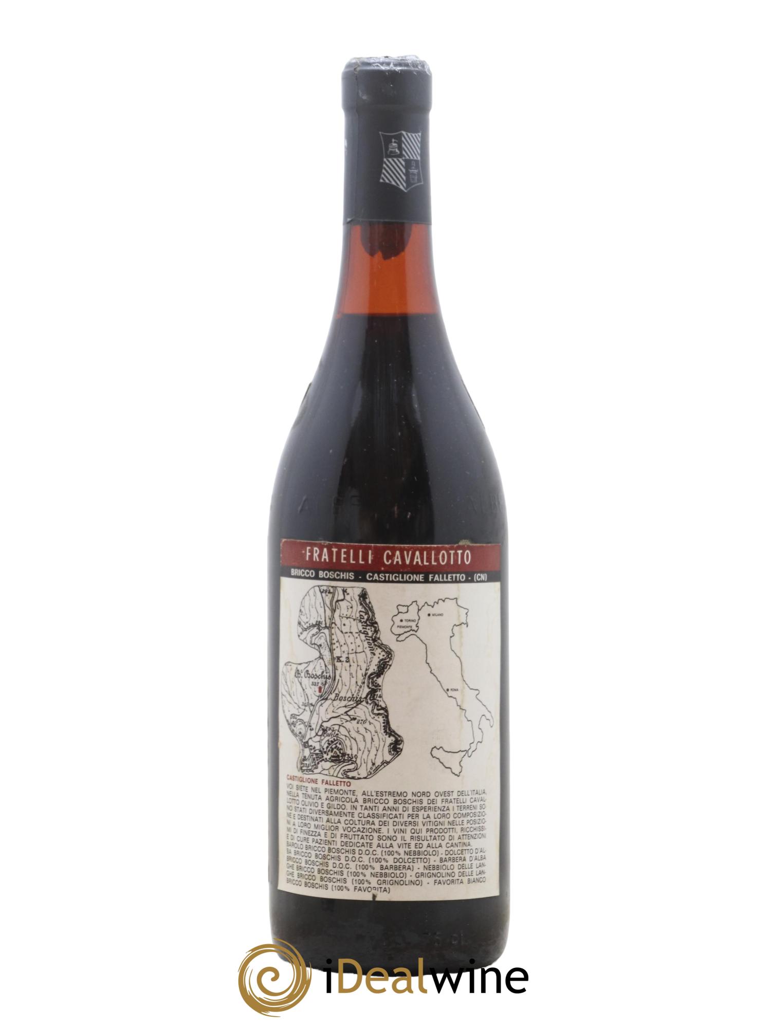 Barolo Riserva Speciale Vigna Punta Marcello Cavallotto 1975 - Lot de 1 bouteille - 1