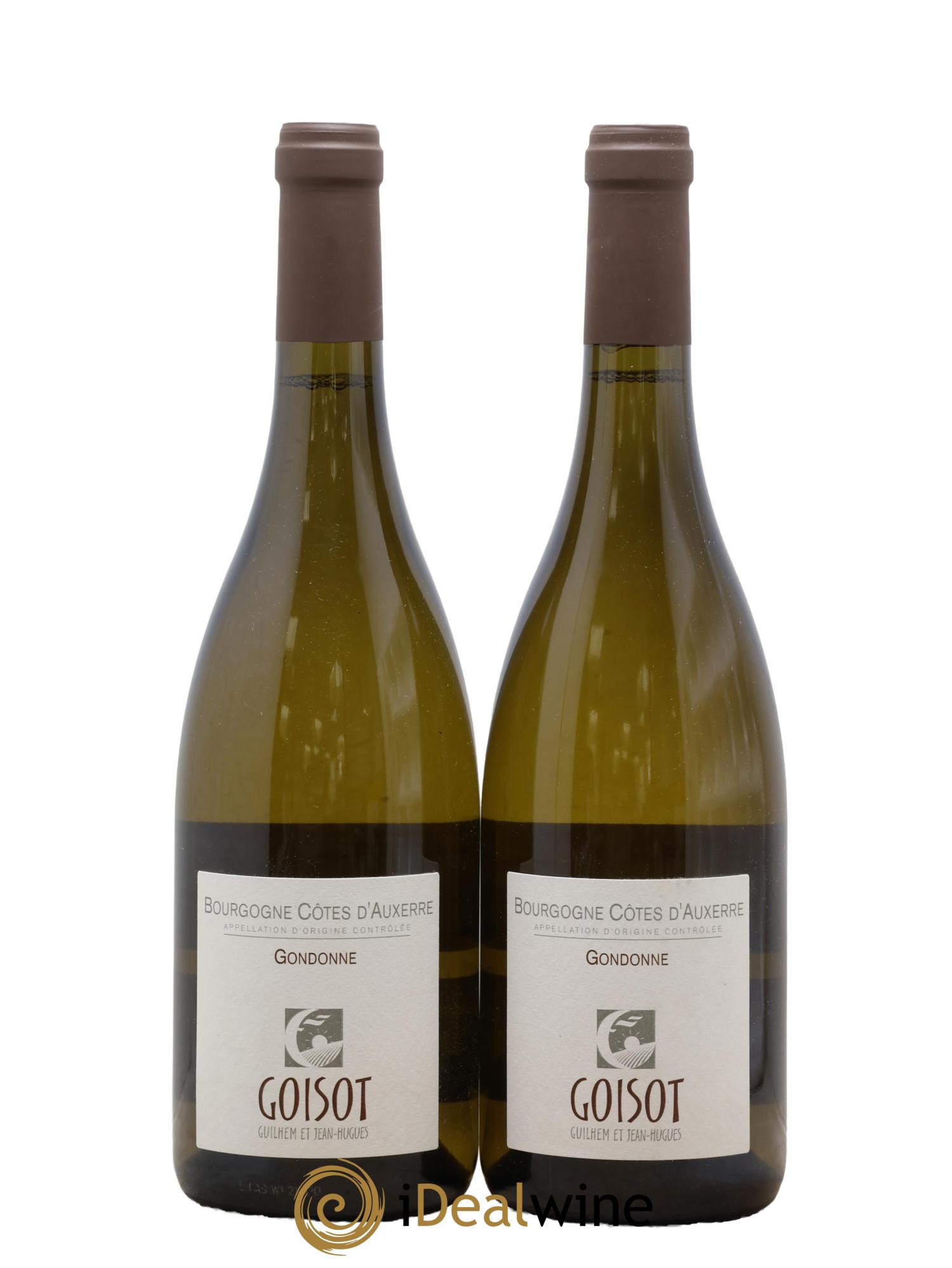Bourgogne Côtes d'Auxerre Gondonne Goisot 2018 - Lot de 2 bouteilles - 0