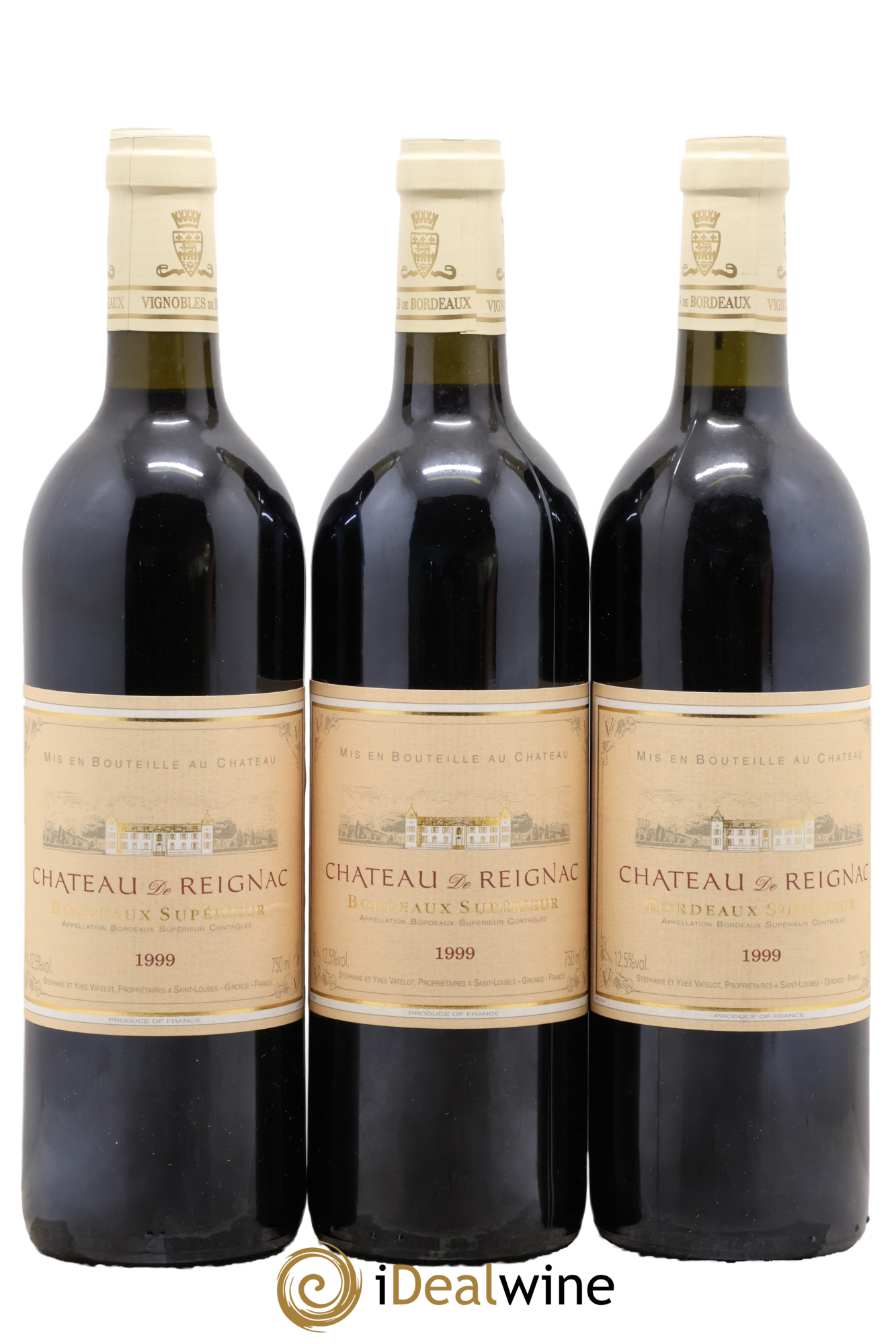 Château de Reignac Second Vin 1999 - Posten von 3 Flaschen - 0