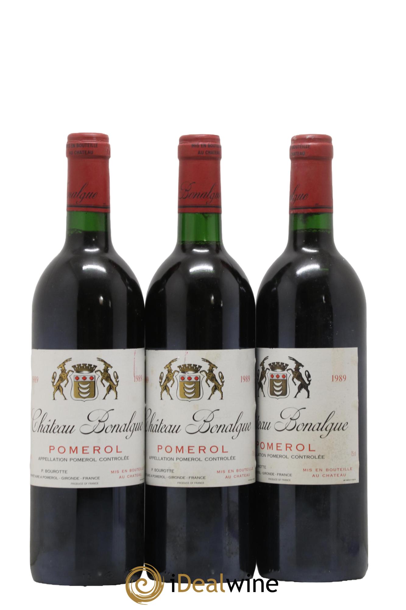 Château Bonalgue 1989 - Posten von 3 Flaschen - 0