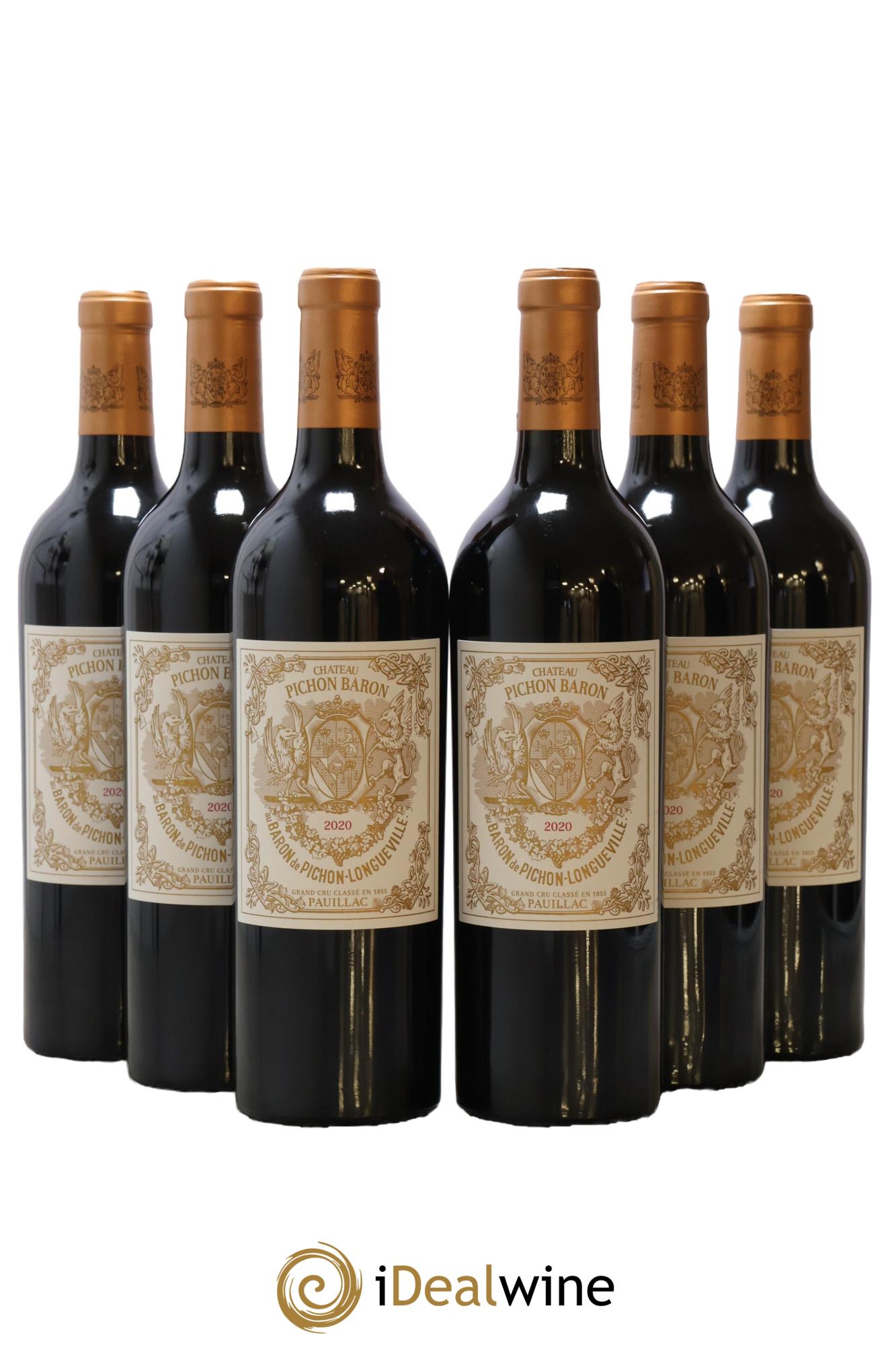Pichon Longueville Baron 2ème Grand Cru Classé 2020 - Lot de 6 bouteilles - 0