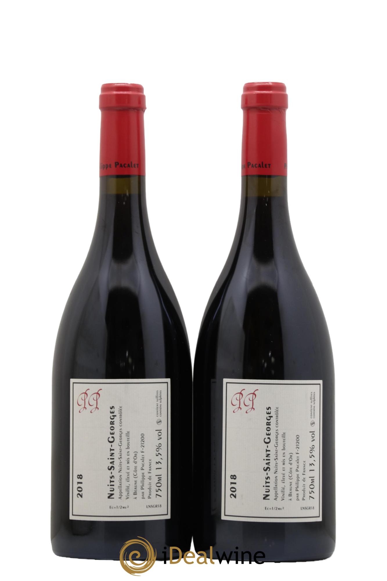 Nuits-Saint-Georges Philippe Pacalet 2018 - Lot de 2 bouteilles - 1