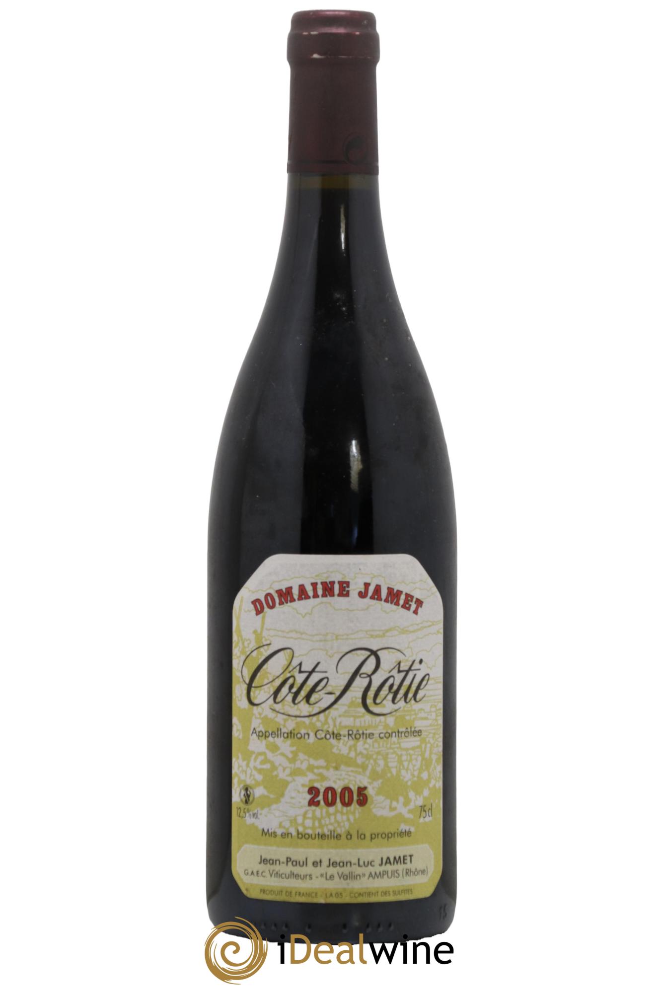 Côte-Rôtie Jamet (Domaine) 2005 - Lot de 1 bouteille - 0