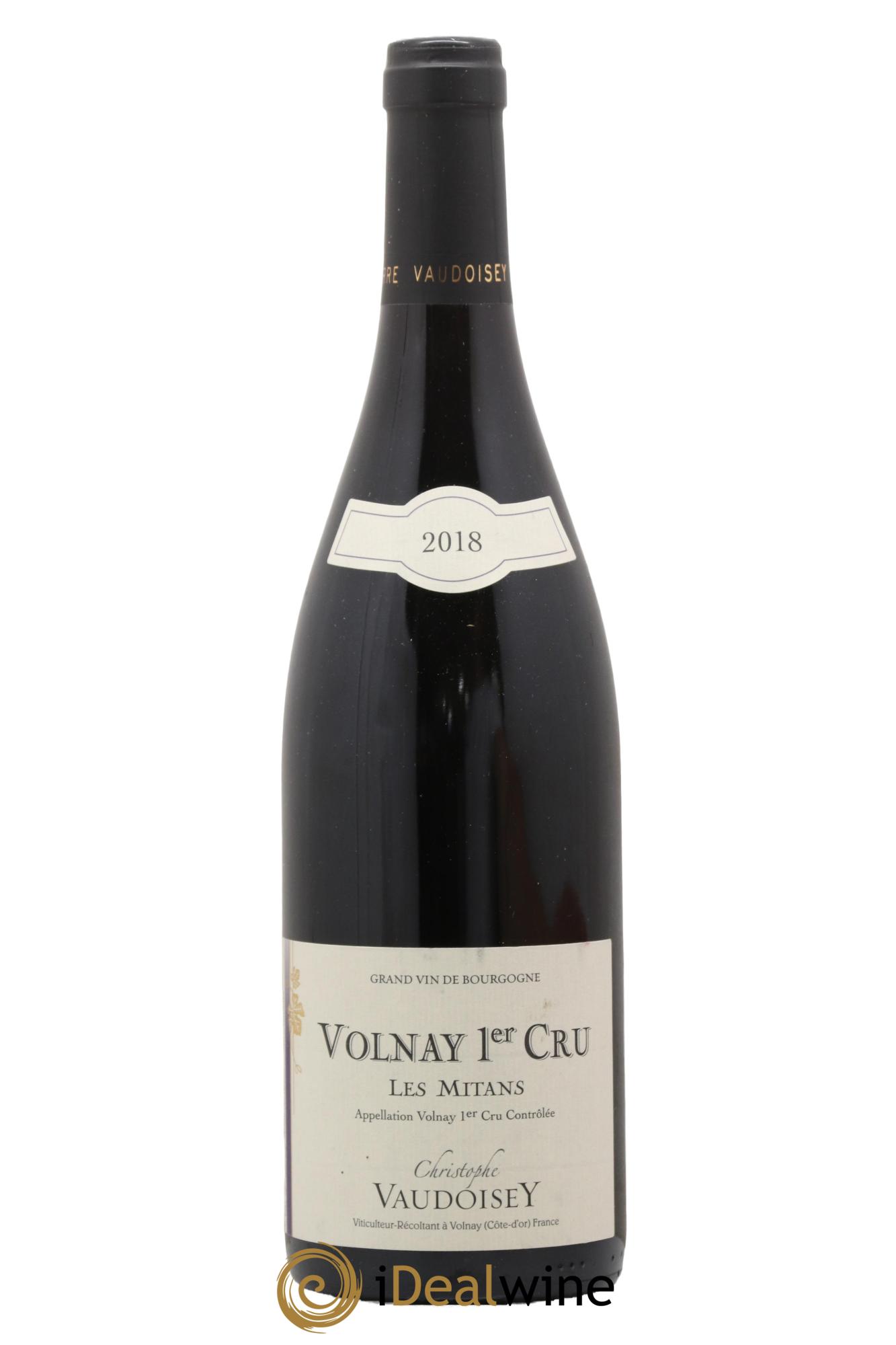 Volnay 1er Cru Les Mitans Christophe Vaudoisey 2018 - Lot de 1 bouteille - 0