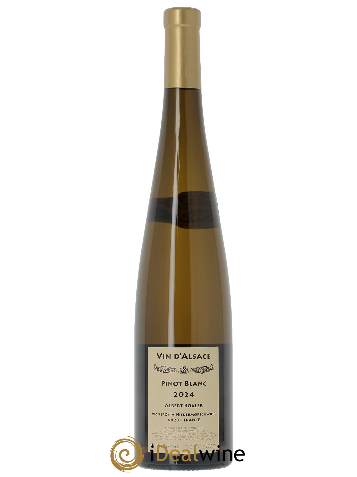 Alsace Pinot Blanc Albert Boxler 2024 - Lot de 1 bouteille - 1