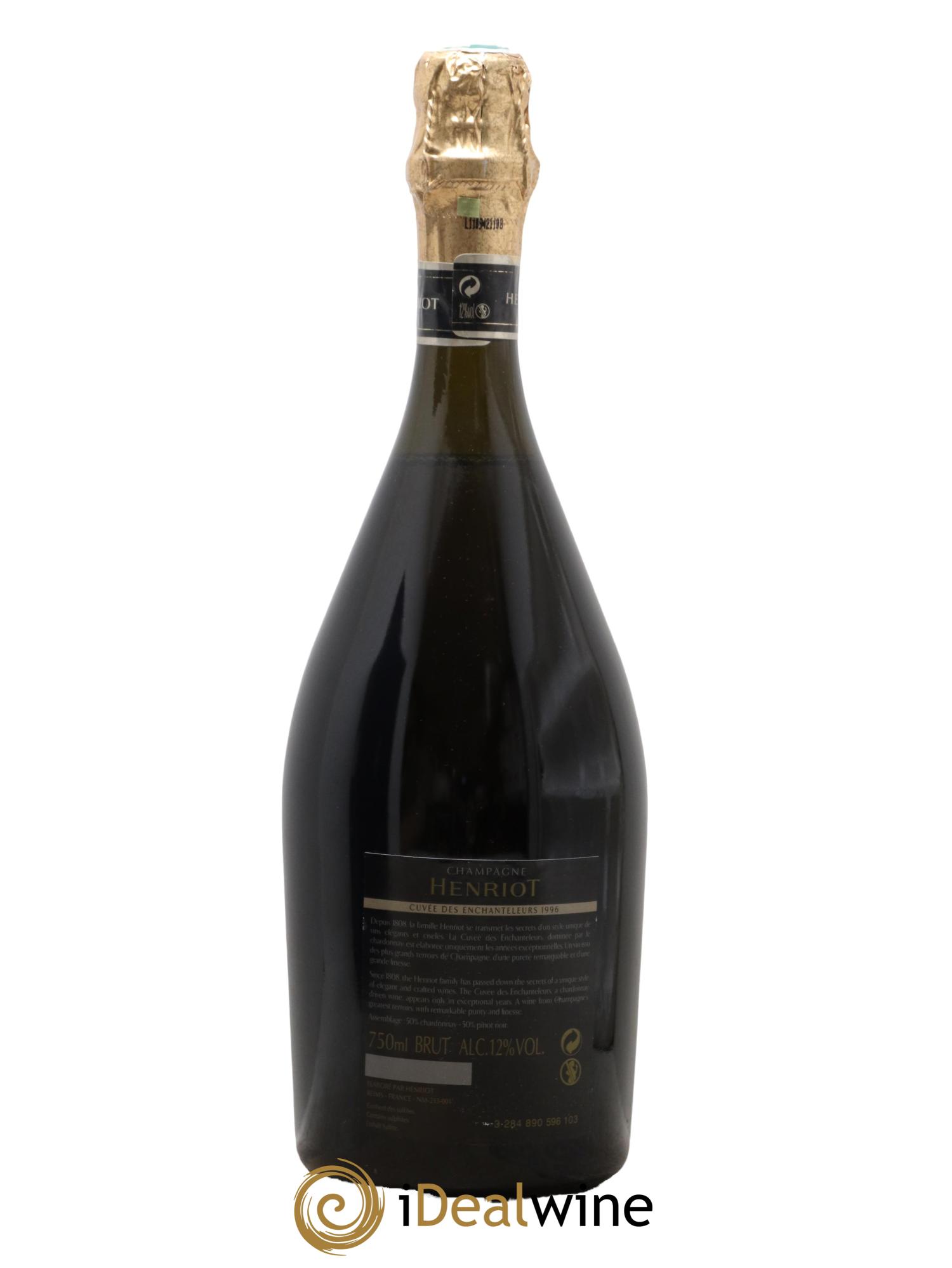 Cuvée des Enchanteleurs Henriot 1996 - Posten von 1 Flasche - 2