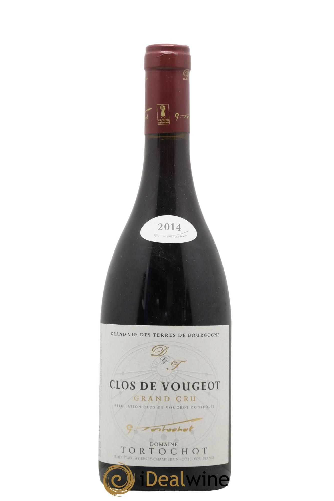 Clos de Vougeot Grand Cru Tortochot (Domaine) 2014 - Lot de 1 bouteille - 0