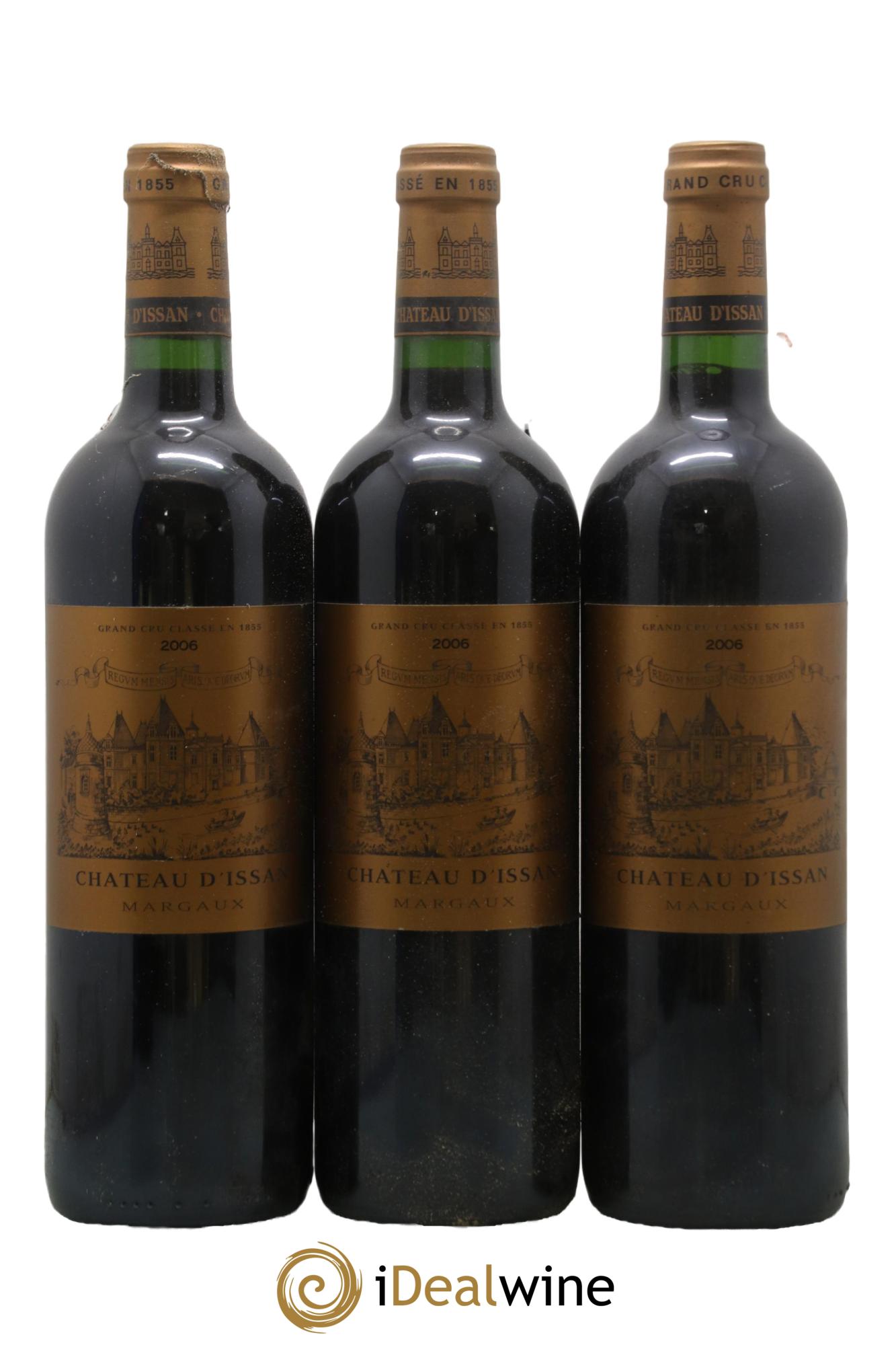 Château d'Issan 3ème Grand Cru Classé 2006 - Lot de 3 bouteilles - 0