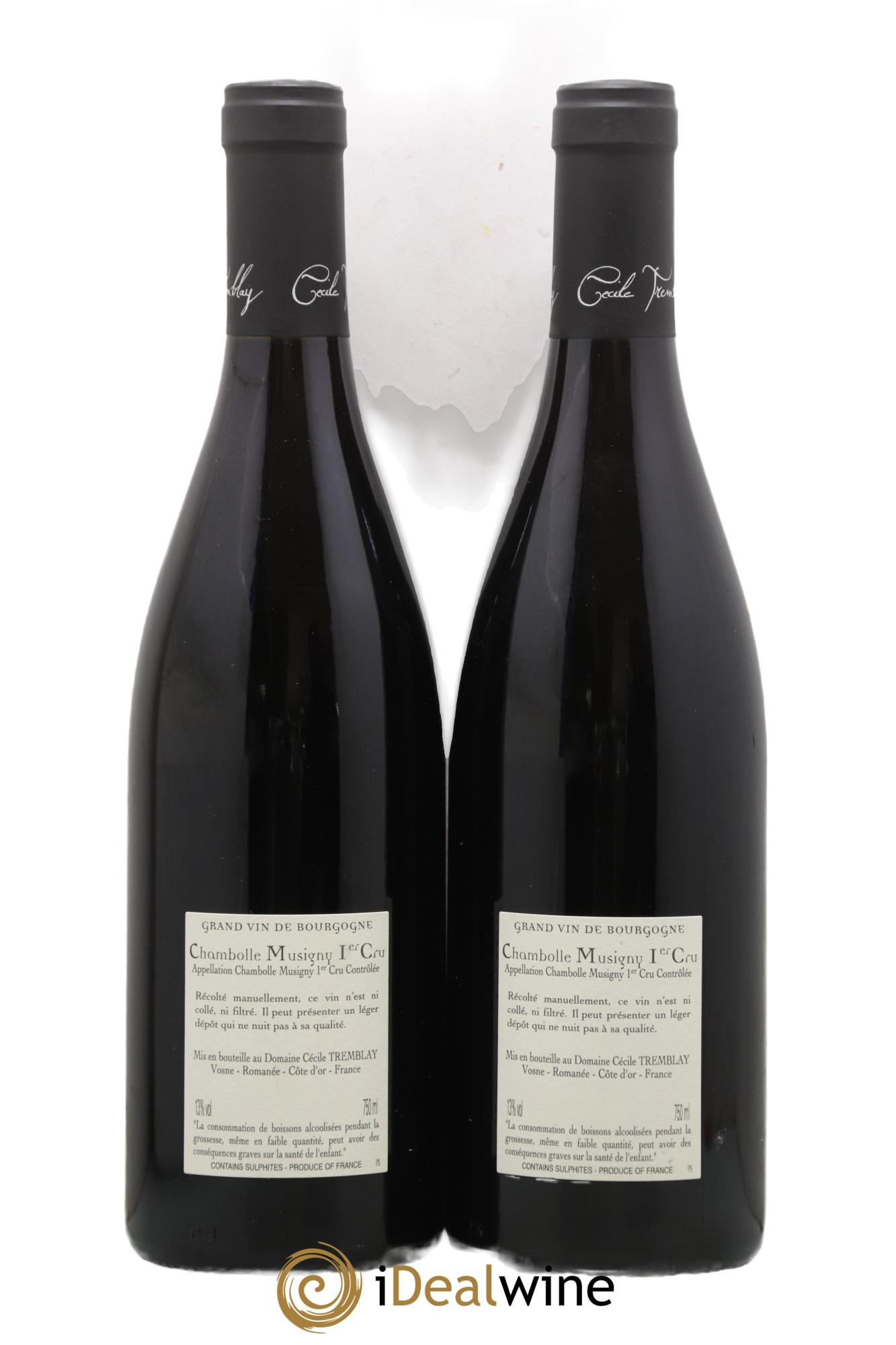 Chambolle-Musigny 1er Cru Les Feusselottes Cécile Tremblay 2017 - Lotto di 2 bottiglie - 1