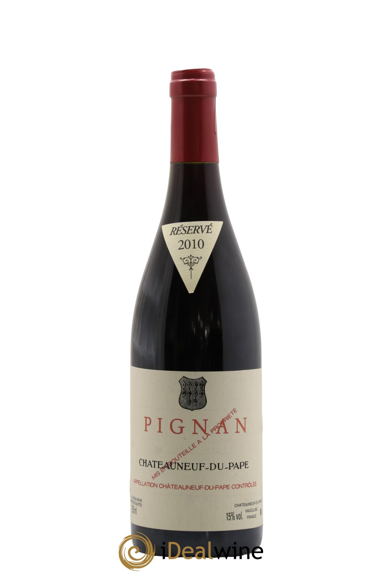 Châteauneuf-du-Pape Pignan Emmanuel Reynaud 2010 - Lot de 1 bouteille - 0