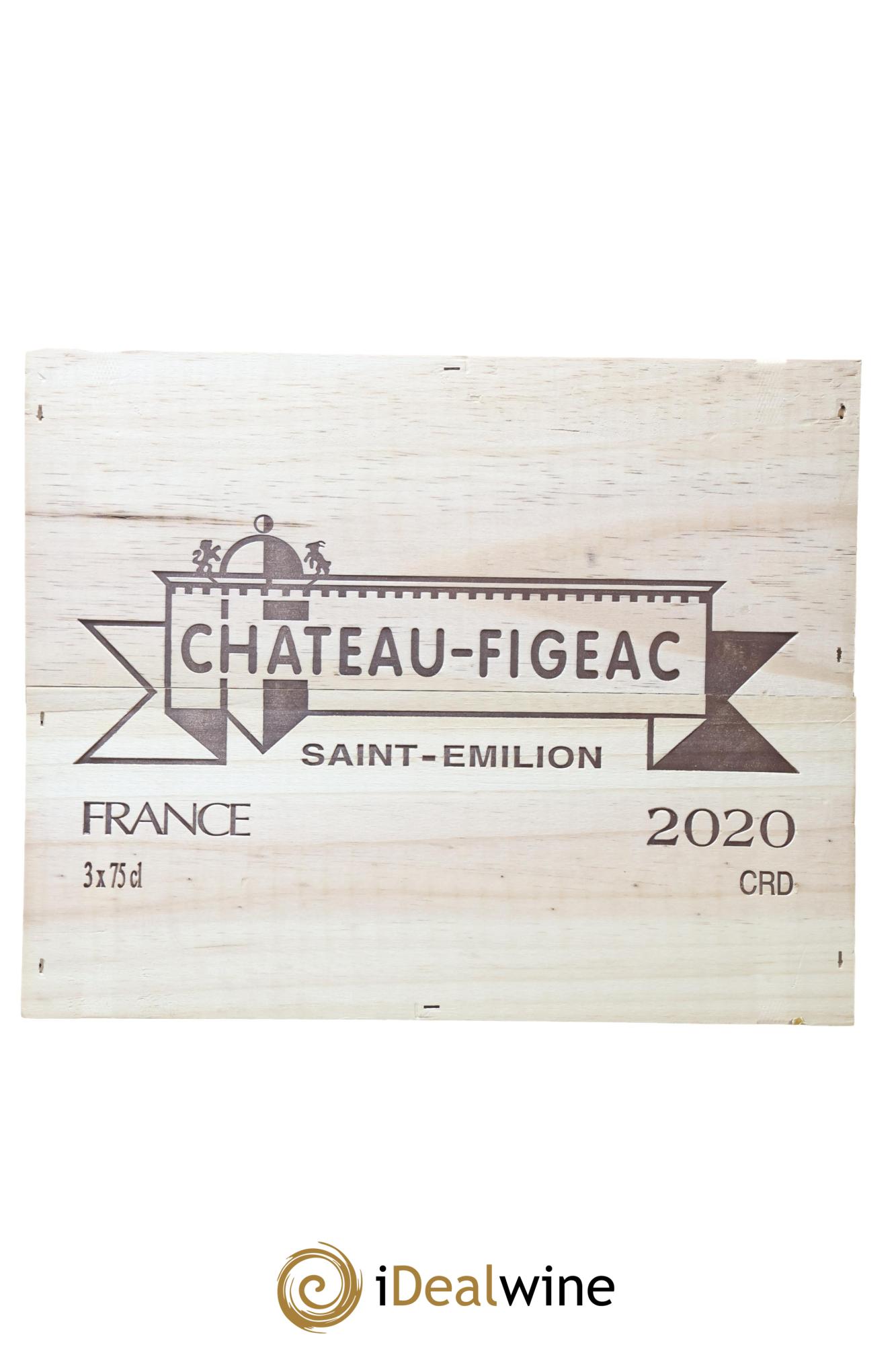 Château Figeac 1er Grand Cru Classé A 2020 - Lot de 3 bouteilles - 2