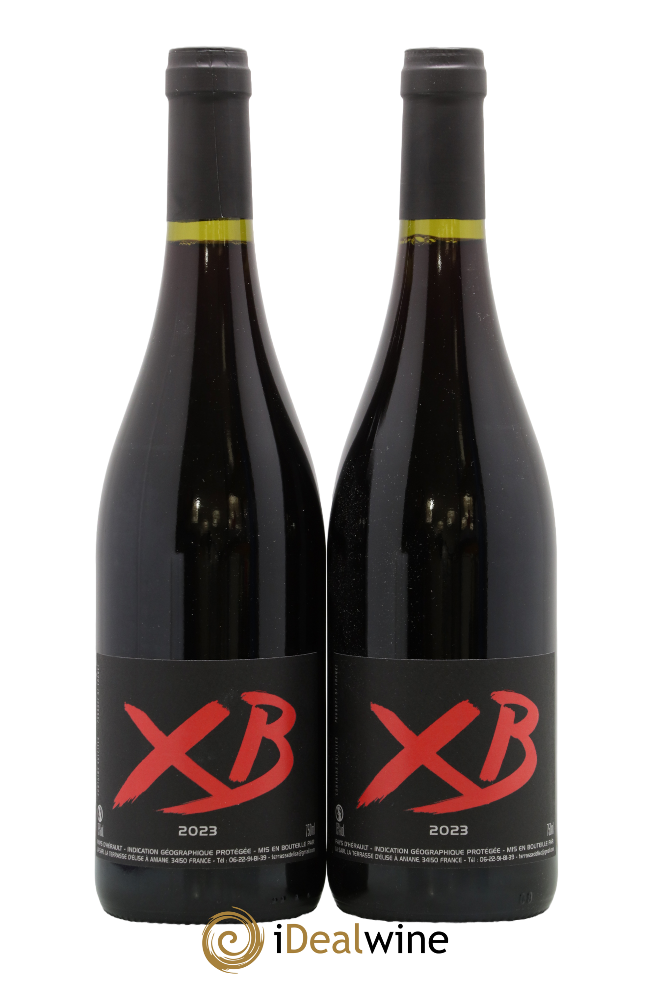 Pays d'Hérault XB Terrasse d'Elise (Domaine de la) 2023 - Lot de 2 bouteilles - 0