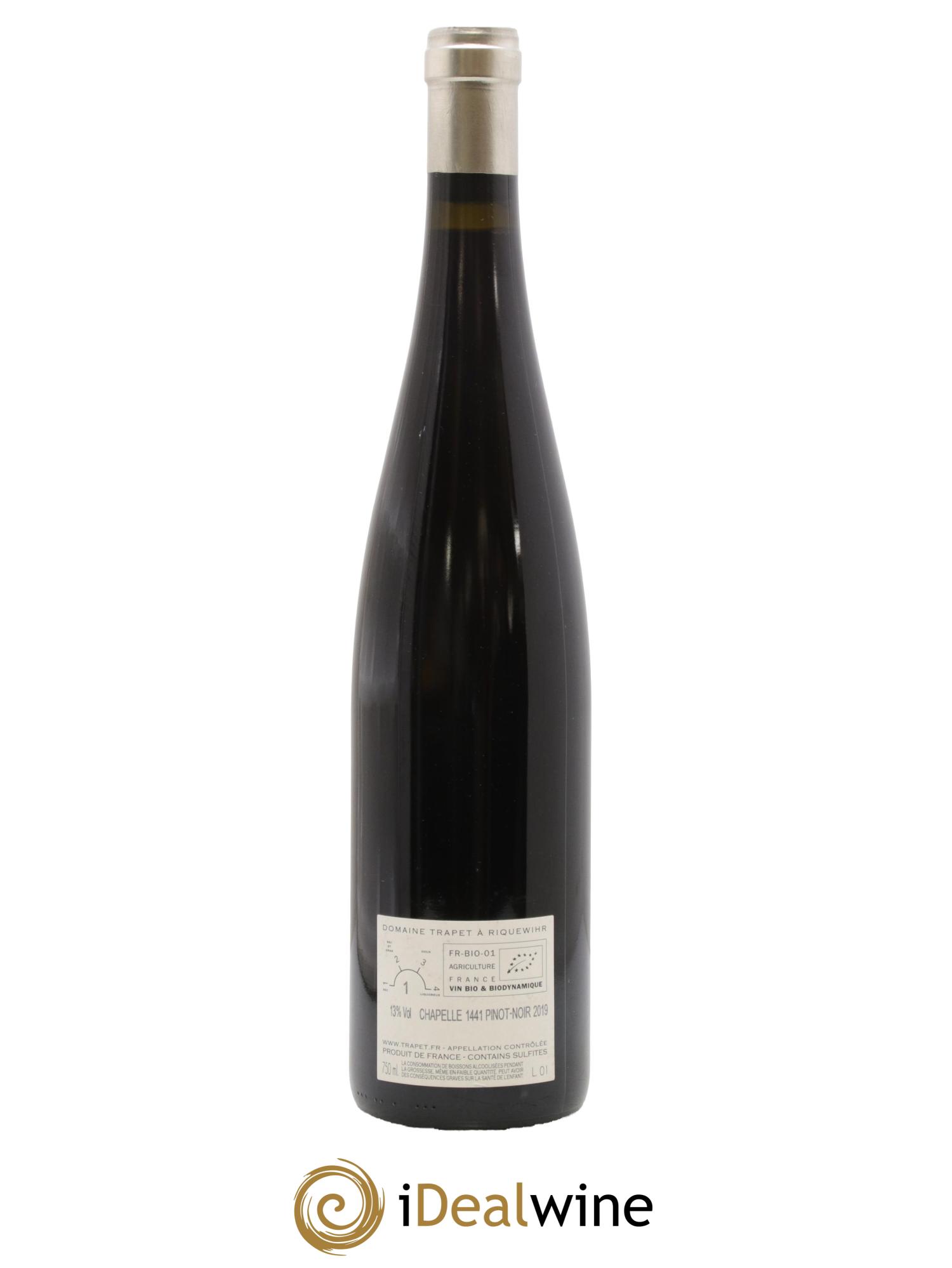 Alsace Chapelle 1441 Domaine Trapet 2019 - Lot de 1 bouteille - 1