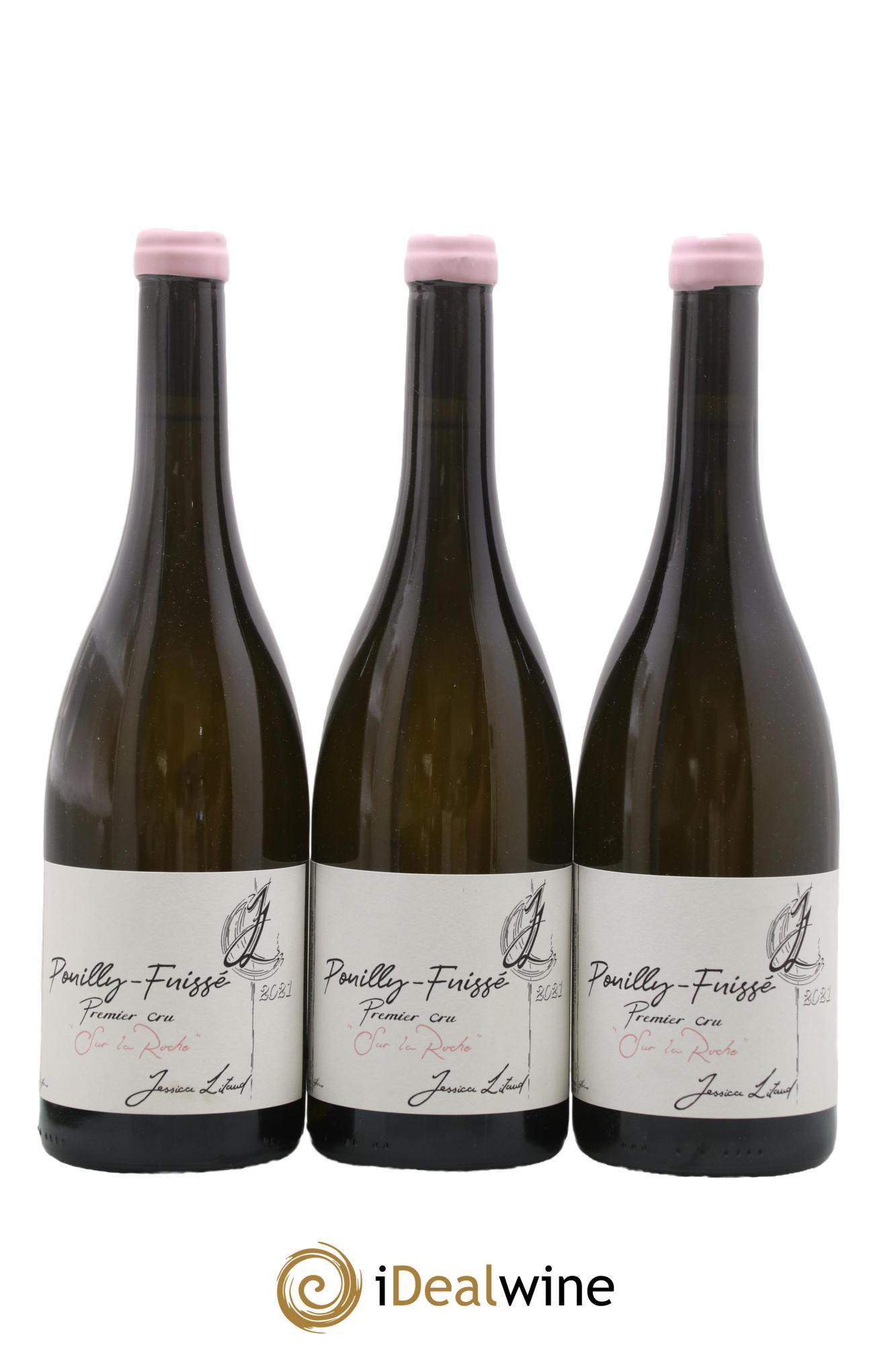 Pouilly-Fuissé 1er Cru Sur La Roche Jessica Litaud 2021 - Lotto di 3 bottiglie - 0