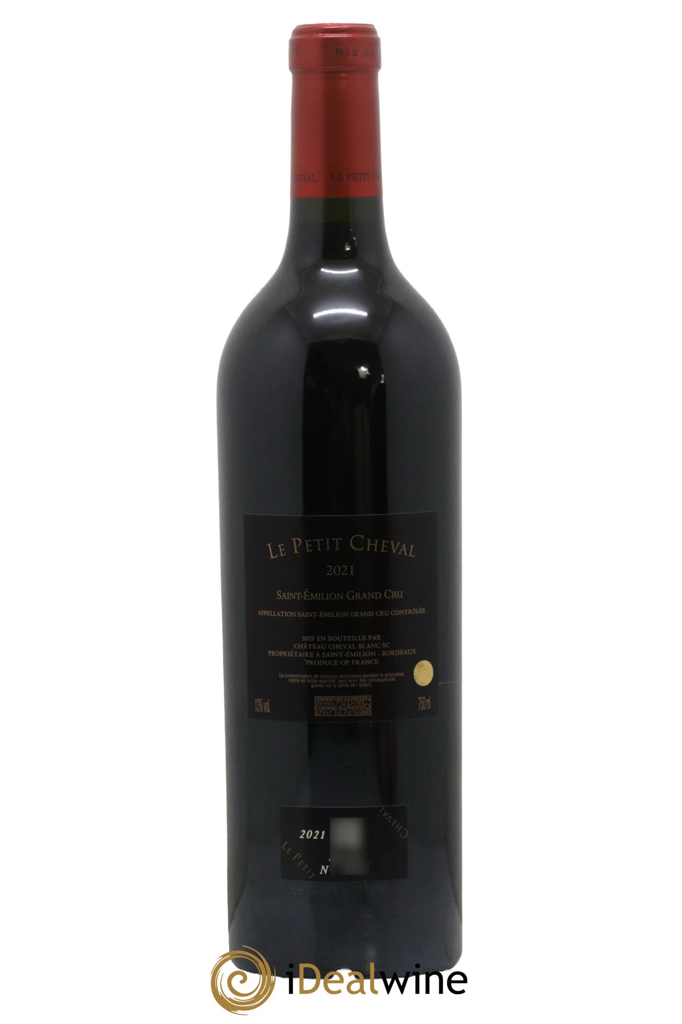 Le Petit Cheval Second Vin 2021 - Lot de 1 bouteille - 1